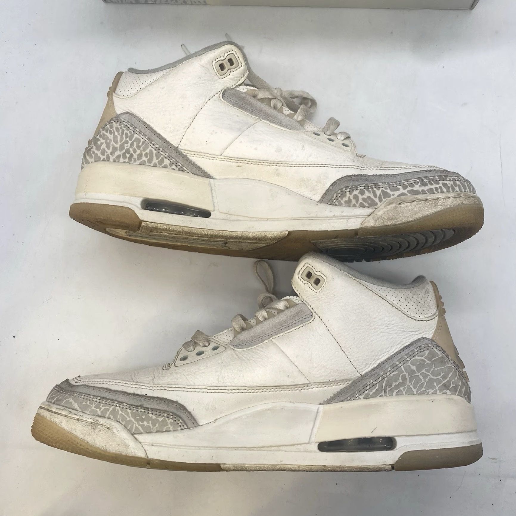 Jordan Brand Jordan 3 SE Craft Ivory Mens 12 White Nike Air Jordan 3 Sneaker, Leather, 2000s Retro, Sports, Casual, W/ Box, US12 Mens Size US 12 / EU 45 - 3 Thumbnail