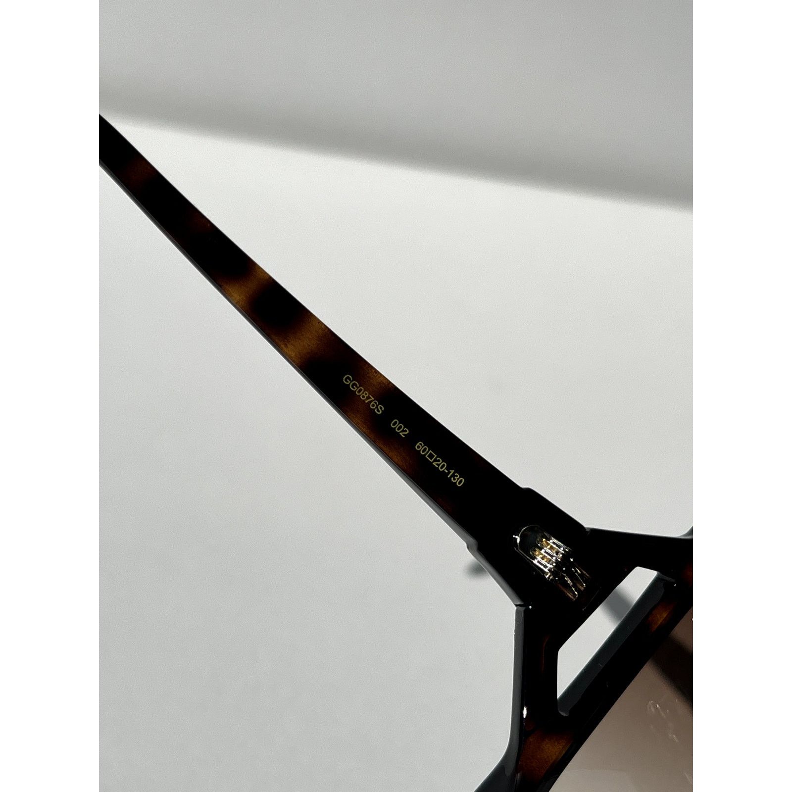 Gucci NEW Gucci GG0876S Havana Brown Square Oversized Sunglasses Size ONE SIZE - 8 Thumbnail