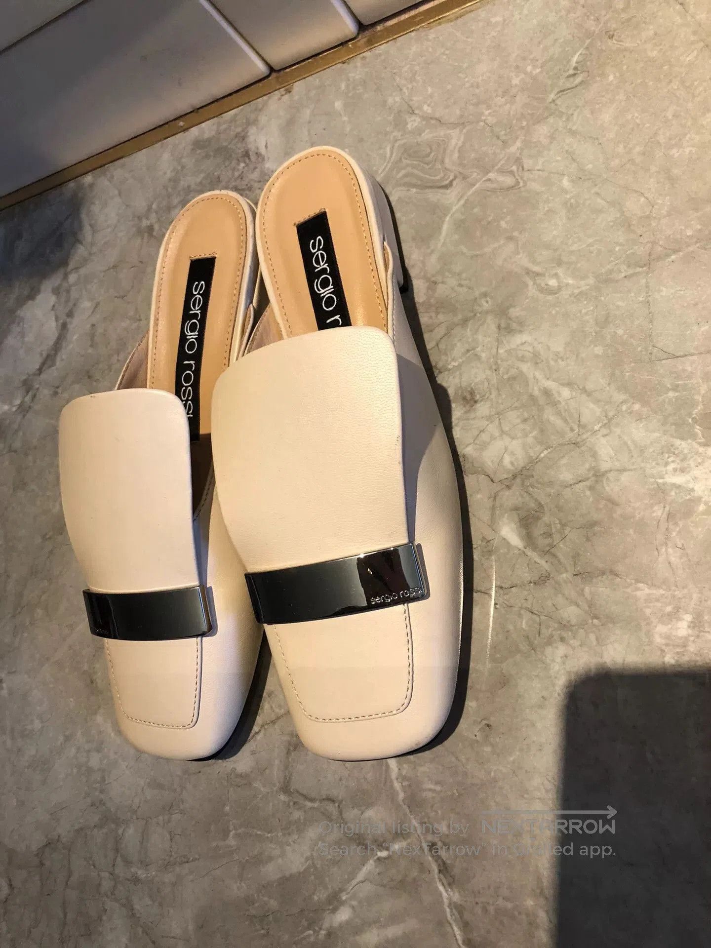 Sergio Rossi Sergio Rossi Leather Mules. Size US 4 / IT 34 - 4 Thumbnail