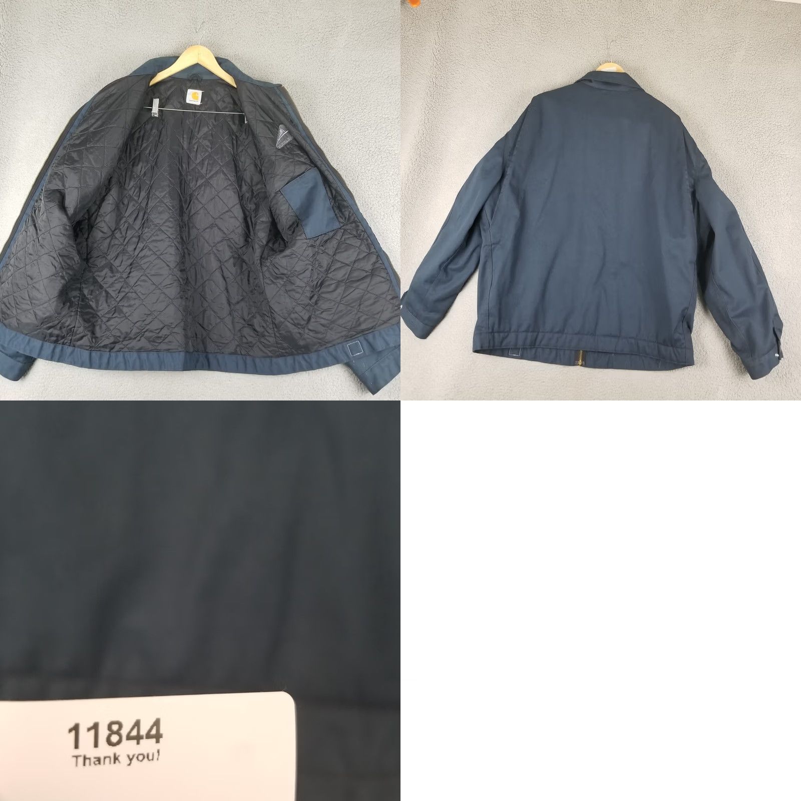 Carhartt Vintage Carhartt Bomber Jacket Mens XXL Blue Canvas Quilted Embroidered 90s Outdoor Lined Jacket Size US XXL / EU 58 / 5 - 8 Thumbnail
