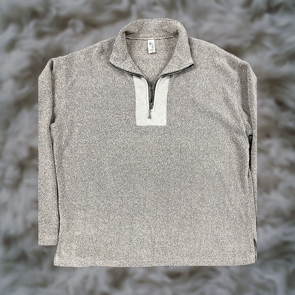 J Brand Green Brand Green Pullover Sweater 1/4 Zip Men M Green Size US M / EU 48-50 / 2 - 1 Thumbnail