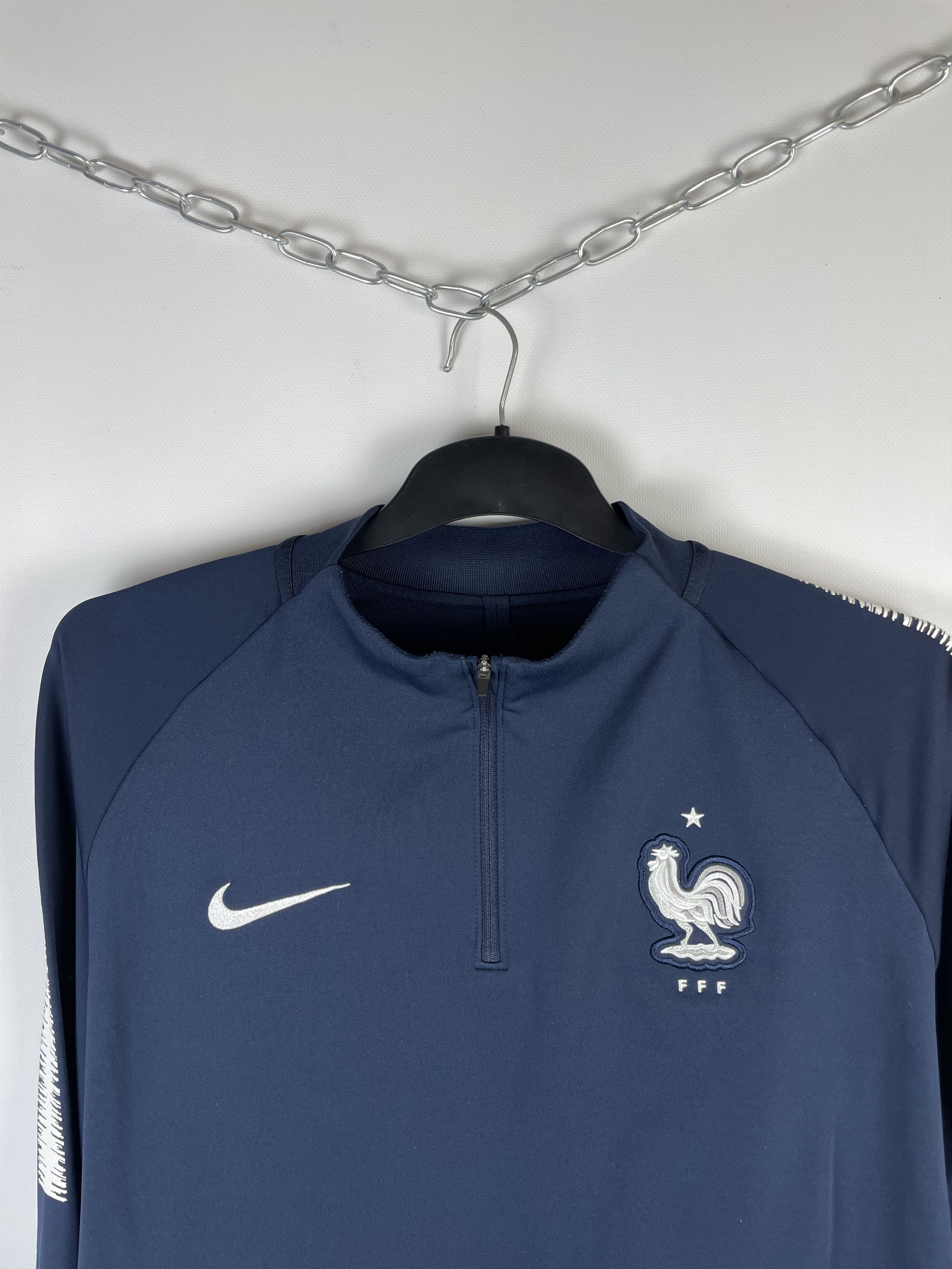 Nike × Vintage Nike France Drill Training Long sleeve Size US XL / EU 56 / 4 - 3 Thumbnail