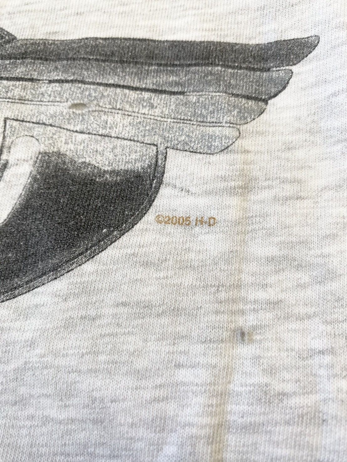 Harley Davidson × Vintage Vintage Y2K Distressed Harley Davidson Pocket T-Shirt Size US L / EU 52-54 / 3 - 11 Thumbnail
