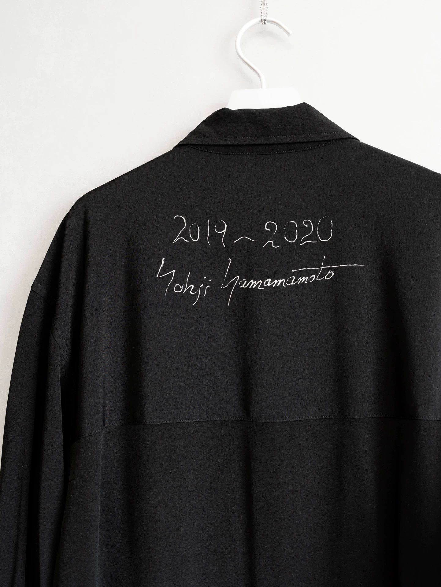 Yohji Yamamoto Yohji Yamamoto 20SS Handwritten Acetate Long Shirt Size 1 Size US S / EU 44-46 / 1 - 5 Thumbnail