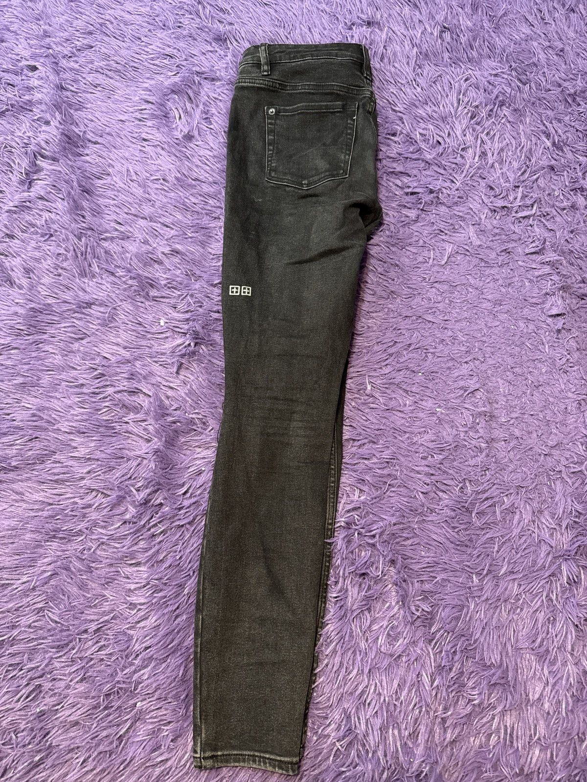 Ksubi Ksubi SPRAY ON HELL CAT 001 Black Size 26" / US 2 / IT 38 - 2 Thumbnail