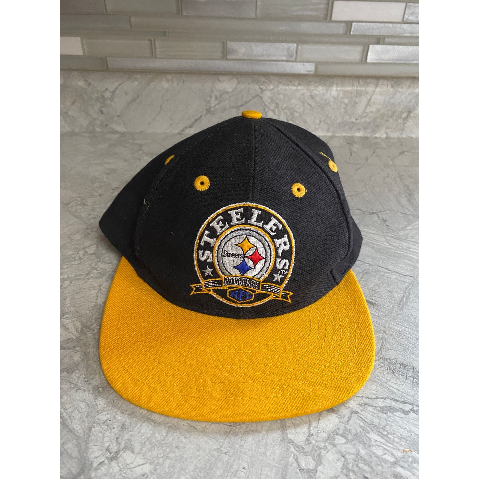 NFL Vintage Pittsburgh Steelers Snapback Hat Size ONE SIZE - 2 Thumbnail