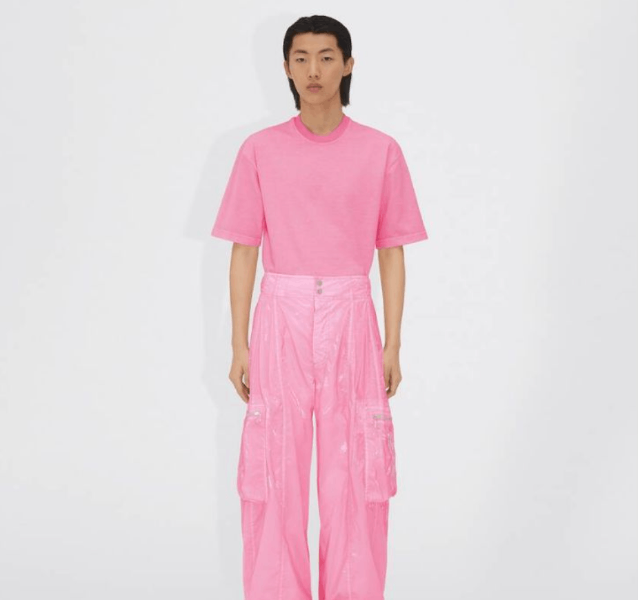 Bottega Veneta o1rshdDUP Dyed Jersey T-Shirt in Pink Size US L / EU 52-54 / 3 - 1 Preview
