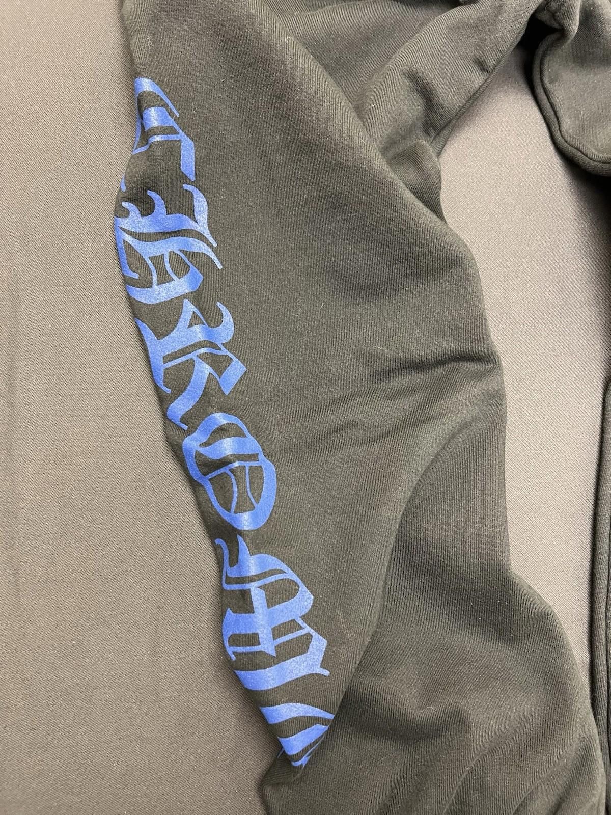 Chrome Hearts Chrome Hearts Black Blue Horseshoe Sweats Sweatpants Joggers Size US 32 / EU 48 - 3 Thumbnail