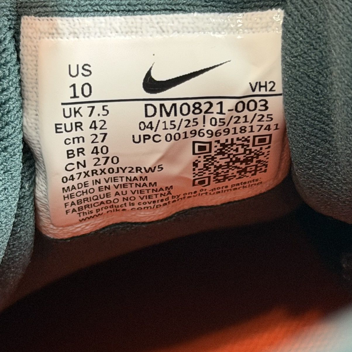 Nike NEW Nike Juniper Trail 2 Nature Black Deep Jungle DM0821-003 Size US 10 / IT 40 - 8 Thumbnail