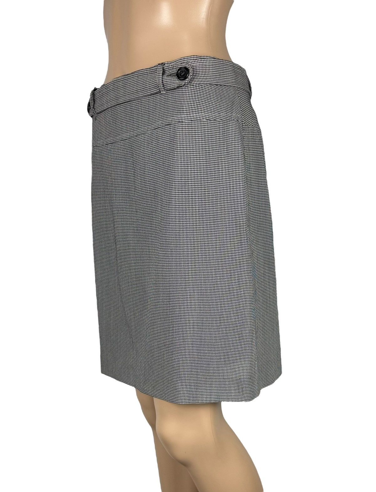 Jil Sander Jil Sander Midi Skirt Glencheck Wool size DE40 IT44 Size 30" / US 8 / IT 44 - 4 Thumbnail