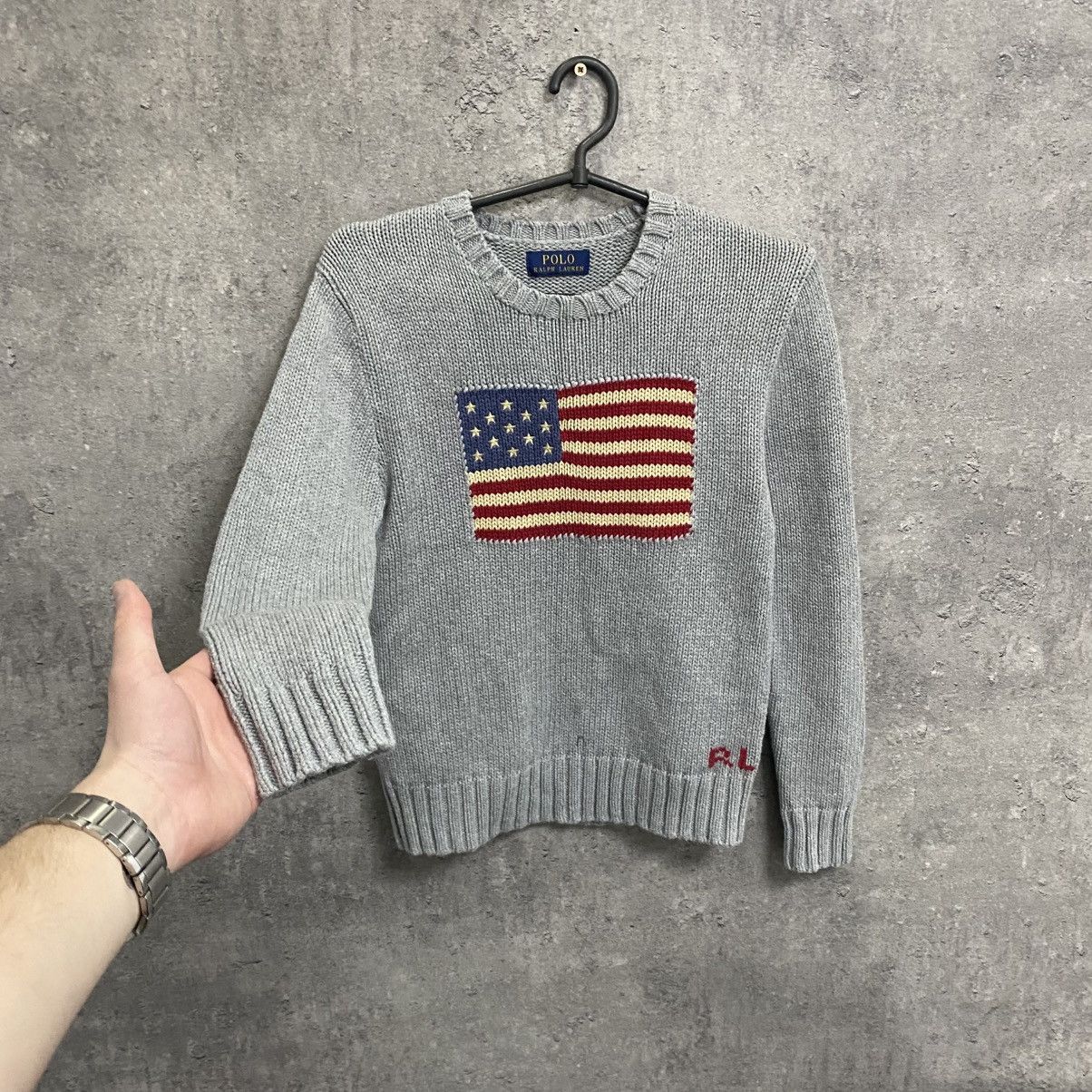 Polo Ralph Lauren Vintage Polo Ralph Lauren American Flag Sweater Size US XS / EU 42 / 0 - 2 Thumbnail