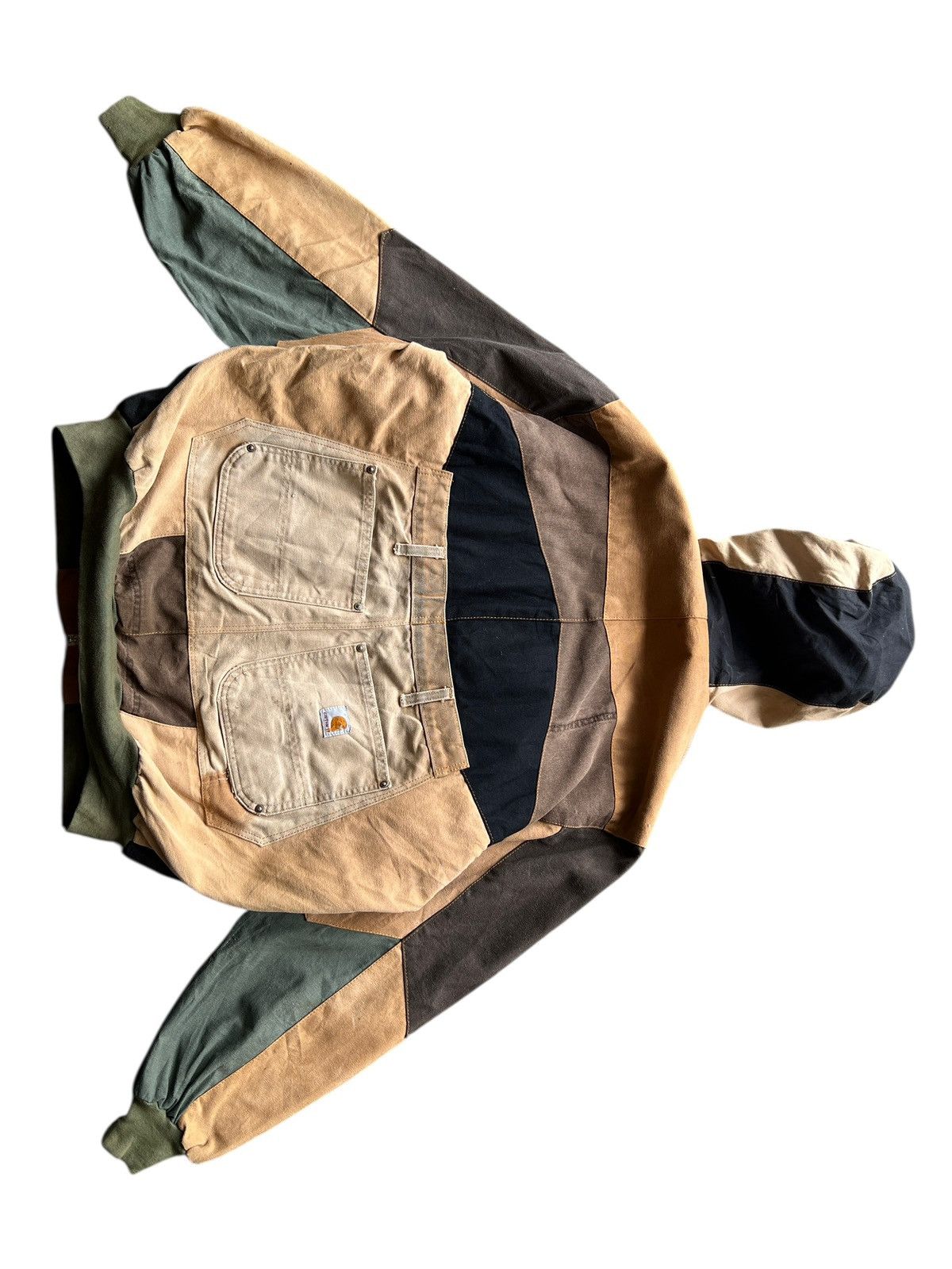 Carhartt Rare Carhartt Remake Rework Patchwork Jacket Size US L / EU 52-54 / 3 - 4 Thumbnail