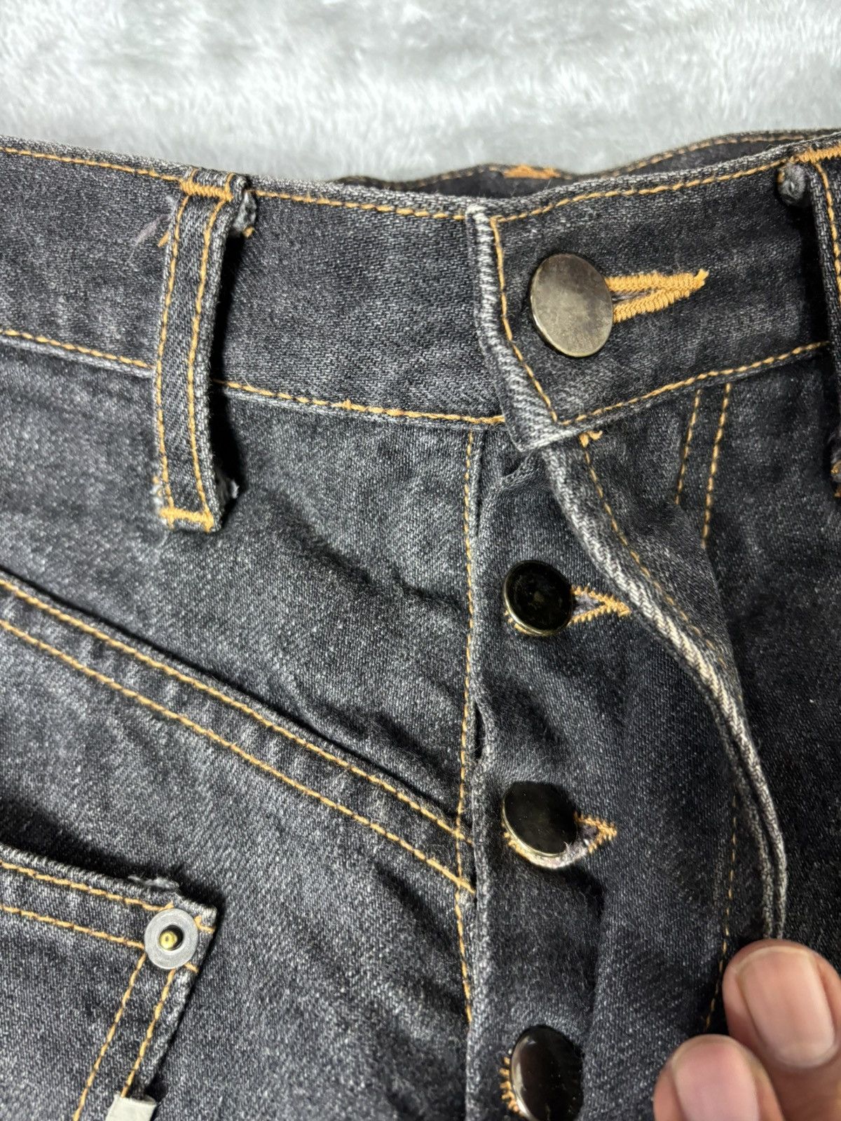 Maison MIHARA YASUHIRO Miharayasuhiro Denim Faded Jeans. S0358 Size US 30 / EU 46 - 5 Thumbnail