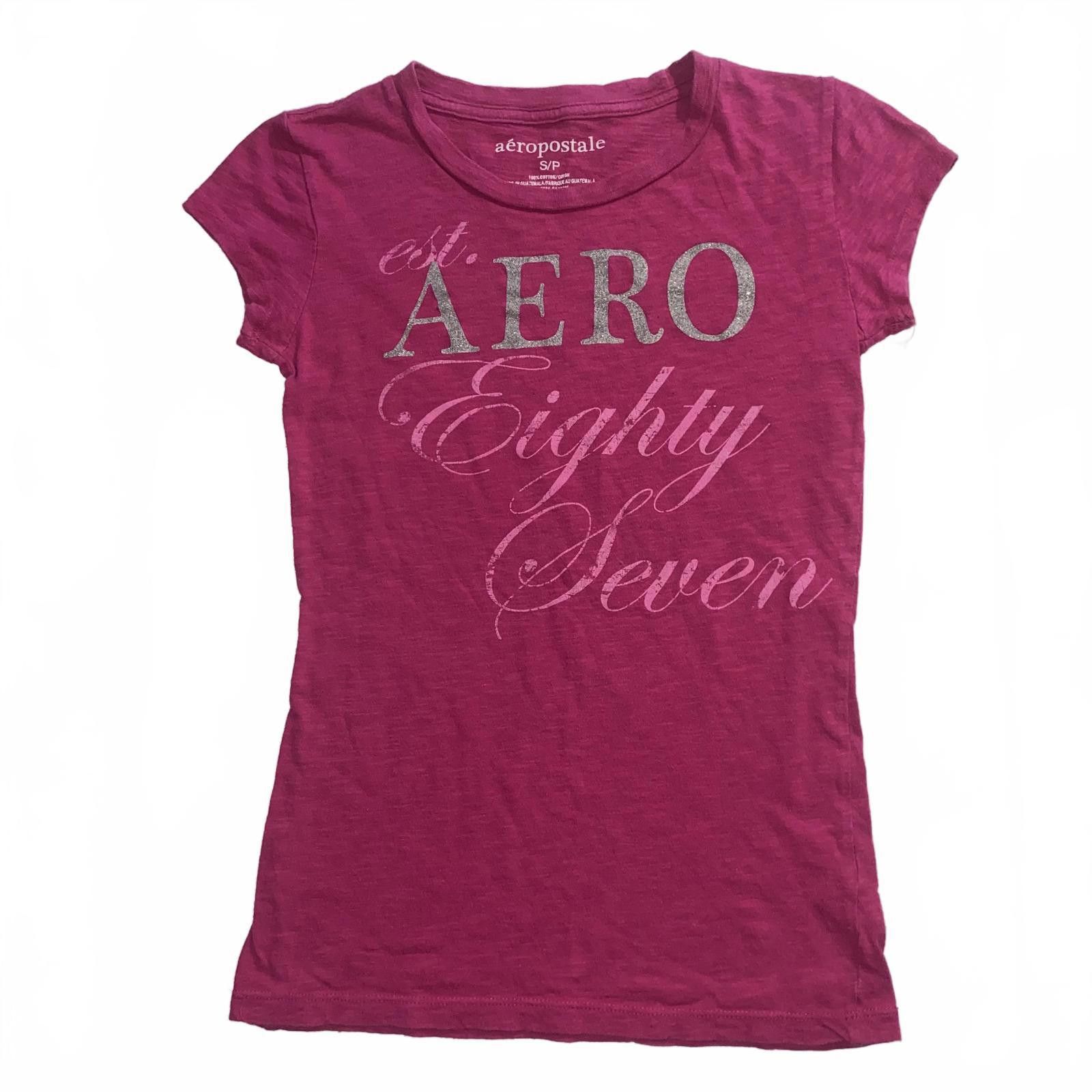 Aeropostale Y2K Aeropostale Hot Pink Graphic Tee Size S Aero T-Shirt Size S / US 4 / IT 40 - 1 Thumbnail