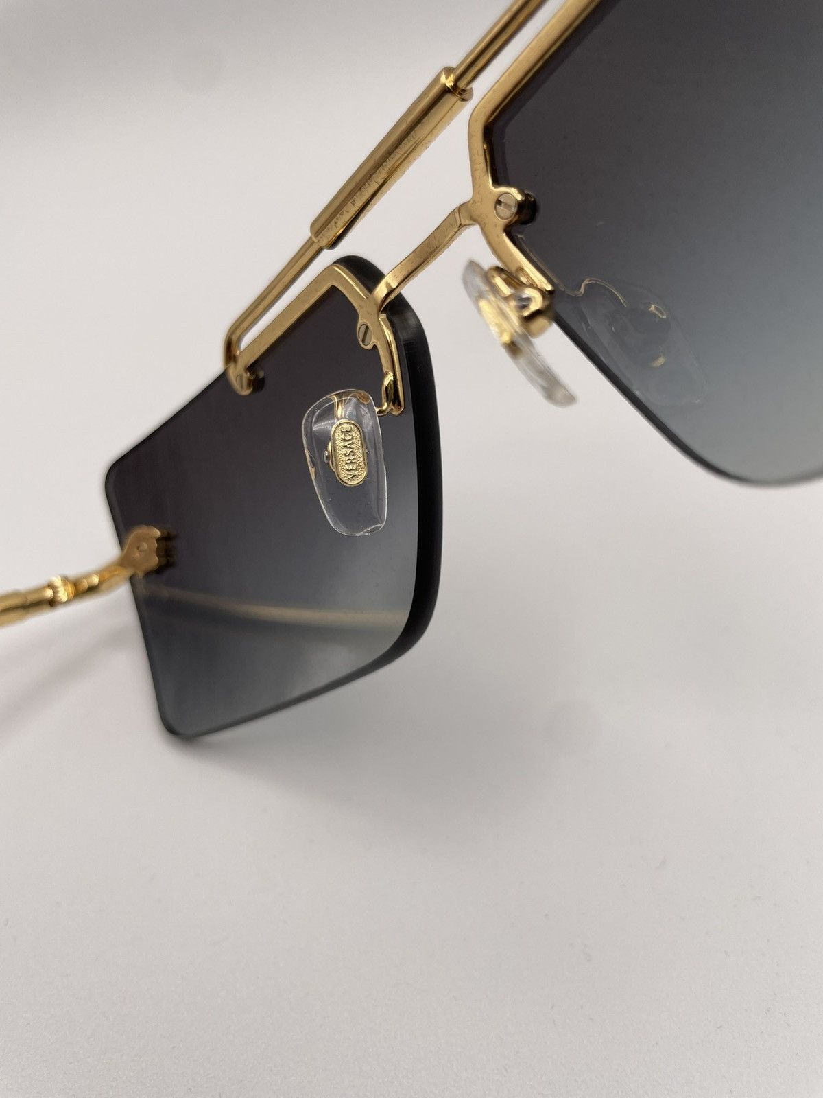 Versace Versace Frameless Sunglasses Size ONE SIZE - 5 Thumbnail