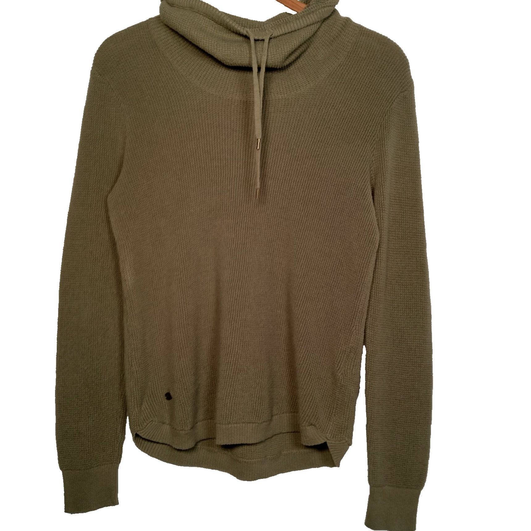 Ralph Lauren Lauren Ralph Lauren Shirt Women Medium High Neck Army Green Waffle Knit Top Size M / US 6-8 / IT 42-44 - 2 Thumbnail