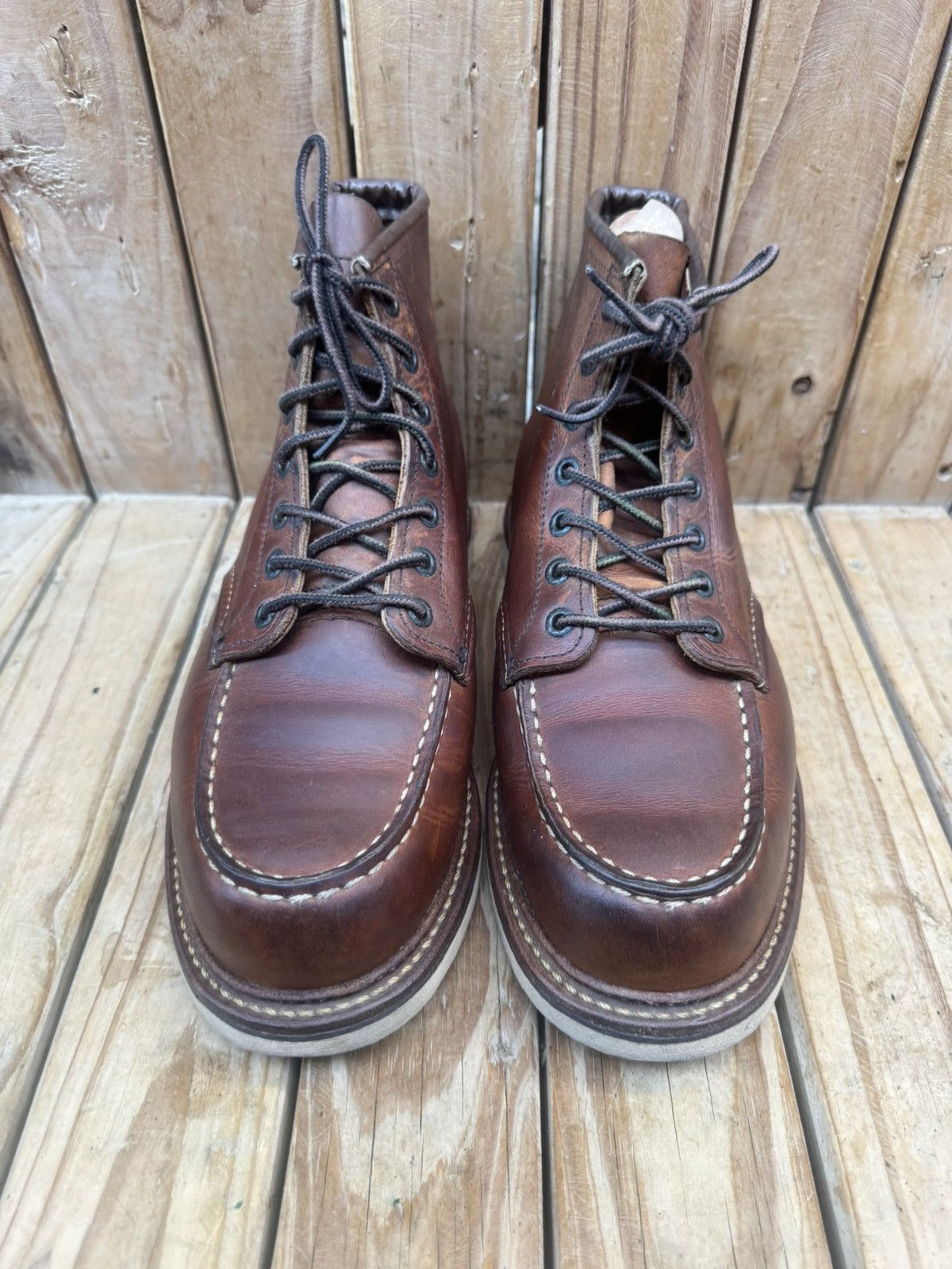 Red Wing Red Wing 1907 Copper Rough Brown Boots UK 7.5 D | EUR 41.5 Size US 8.5 / EU 41-42 - 2 Thumbnail