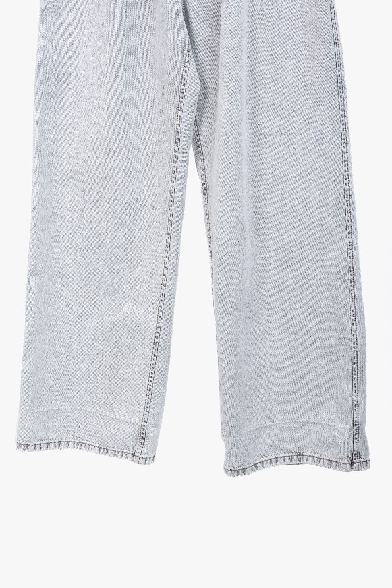 Brunello Cucinelli Brunello Cucinelli Acid-Wash Elastic-Waist Wide-Leg Jeans Size 34" / US 12 / IT 48 - 6 Thumbnail