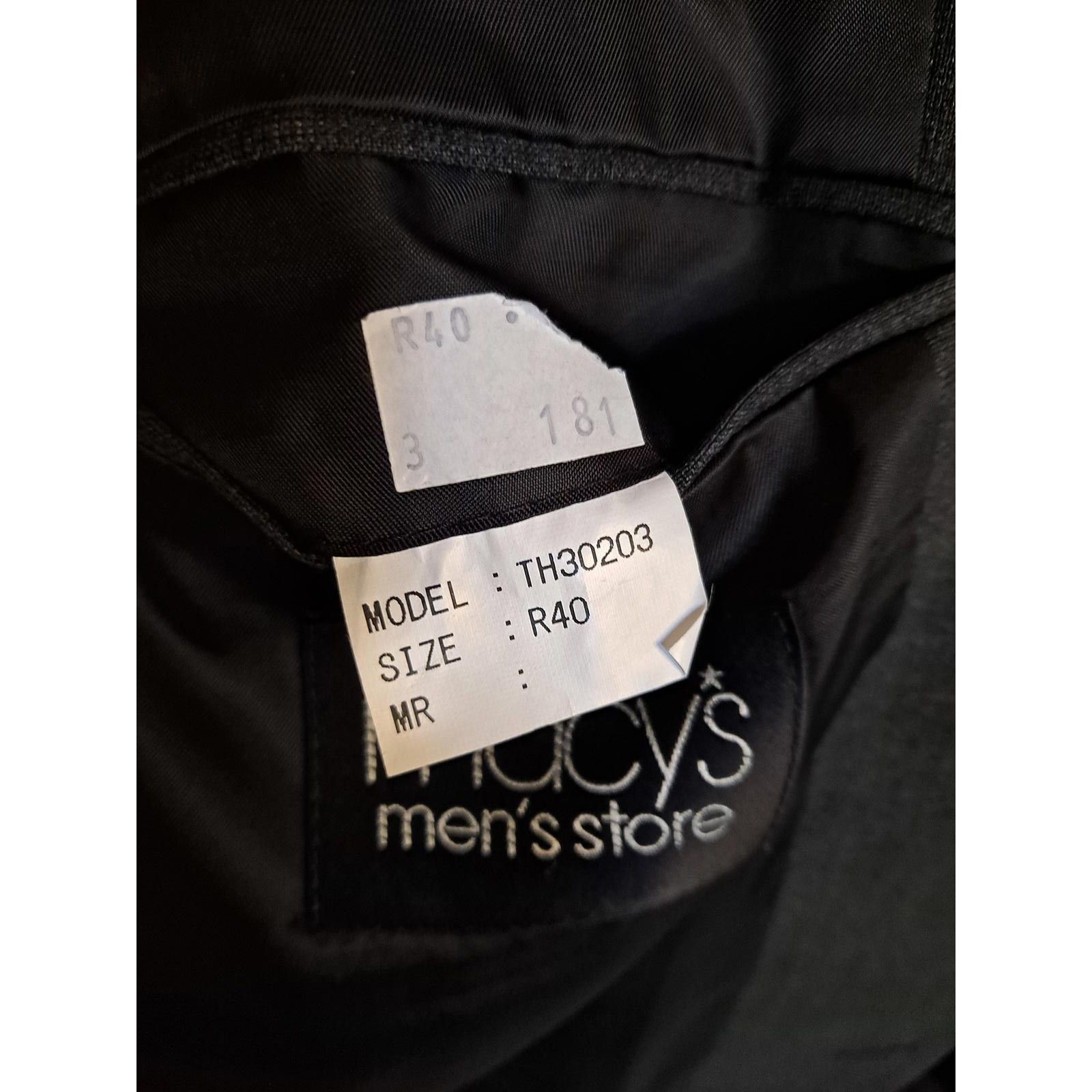 Club Room Clubroom Blazer 100% Wool Dark Gray with 2 Buttons Size 40R Size 40R - 4 Thumbnail