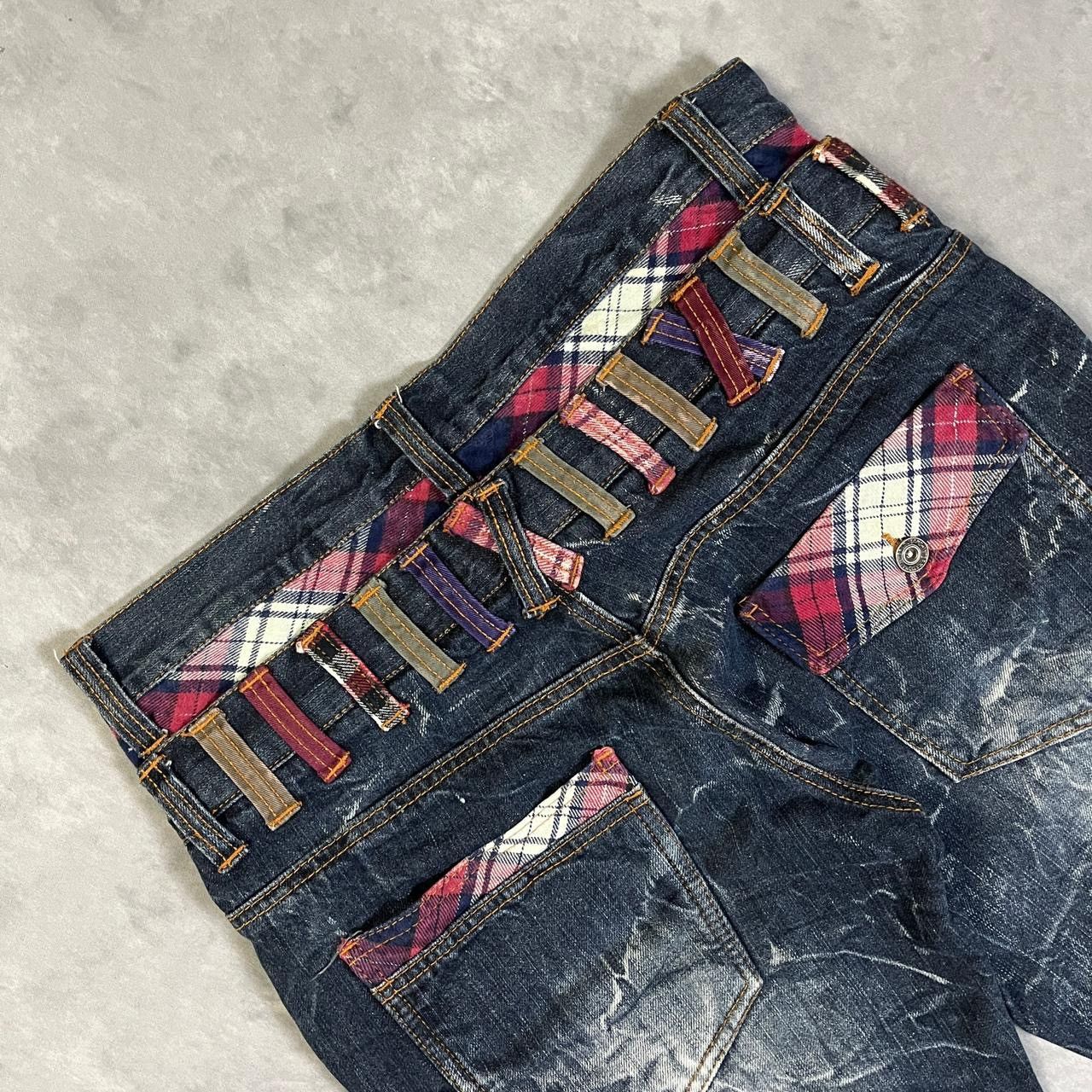 Hysteric Glamour × Undercover 2000s Yohji Cdg 14th Double Waist Denim Jorts y2k Lgb Ifsix Size US 30 / EU 46 - 3 Thumbnail
