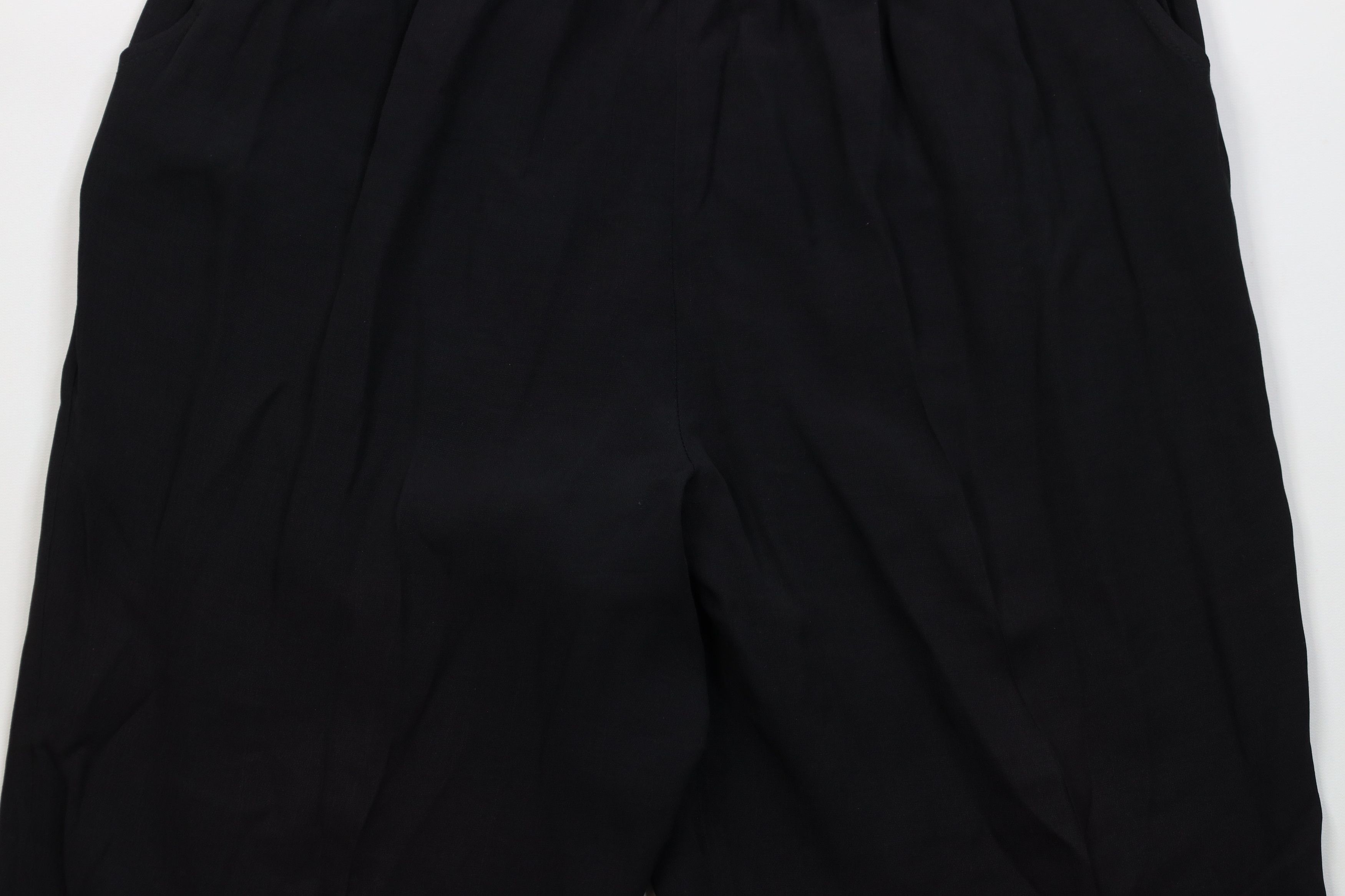Vintage Vintage 90s Streetwear Gabardine Blend Knit Pants Black USA Size 30" / US 8 / IT 44 - 3 Thumbnail