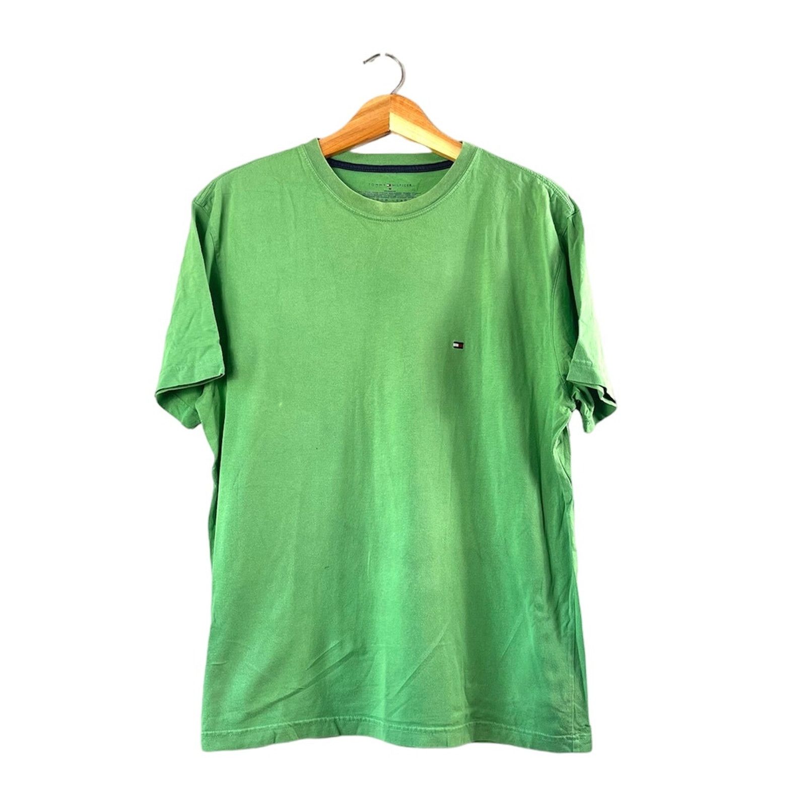 Tommy Hilfiger Men's Green Tommy Hilfiger T-Shirt M Size US M / EU 48-50 / 2 - 1 Thumbnail