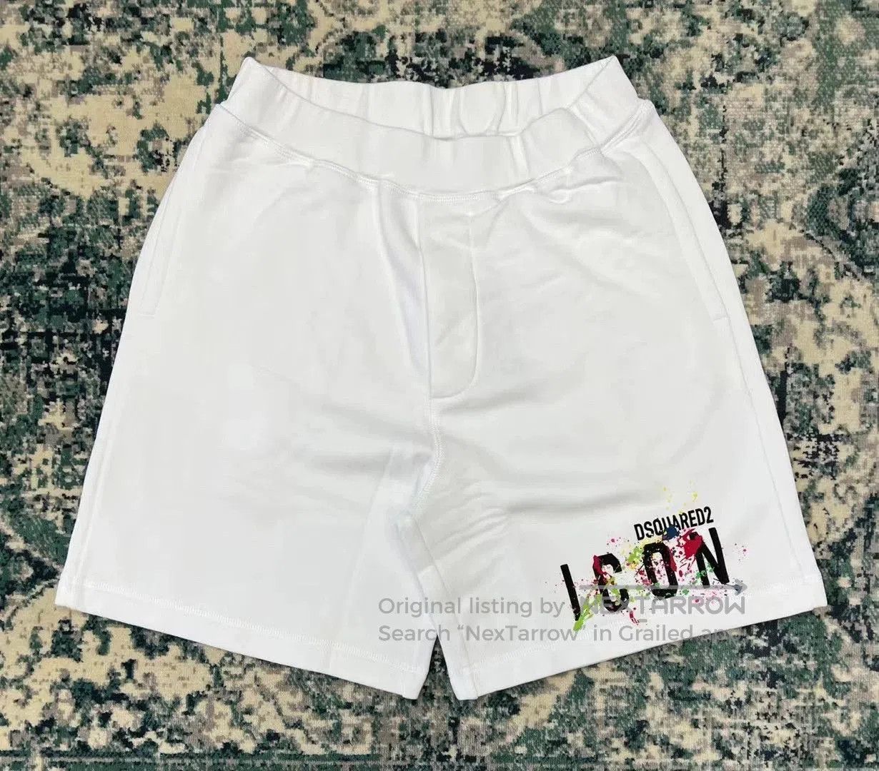 Dsquared2 Dsquared2 White Shorts ICON Edition. Size US 26 / EU 42 - 1 Thumbnail
