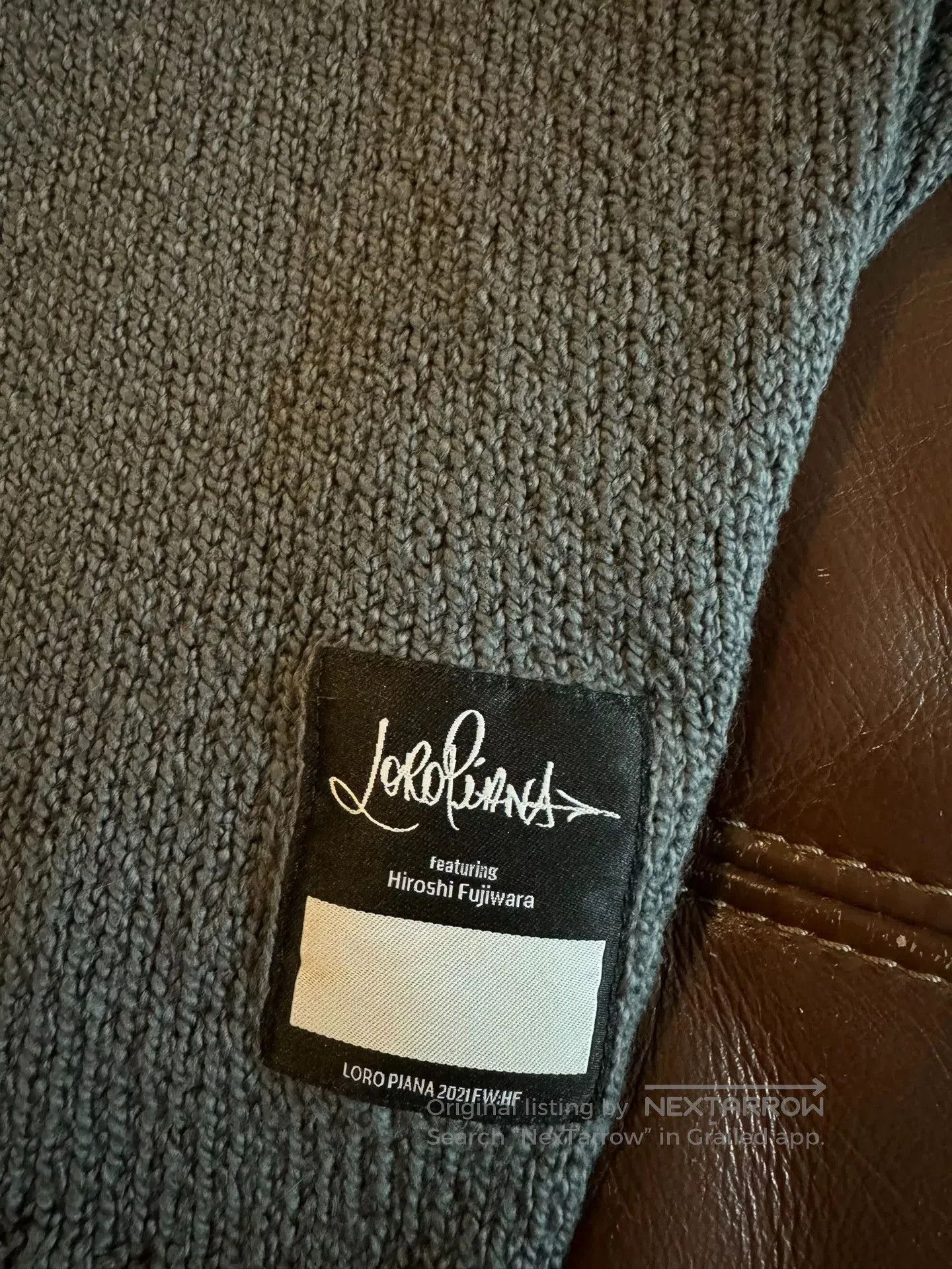 Loro Piana Loro Piana Co-branded Sweatshirt in Gray. Size US M / EU 48-50 / 2 - 4 Thumbnail