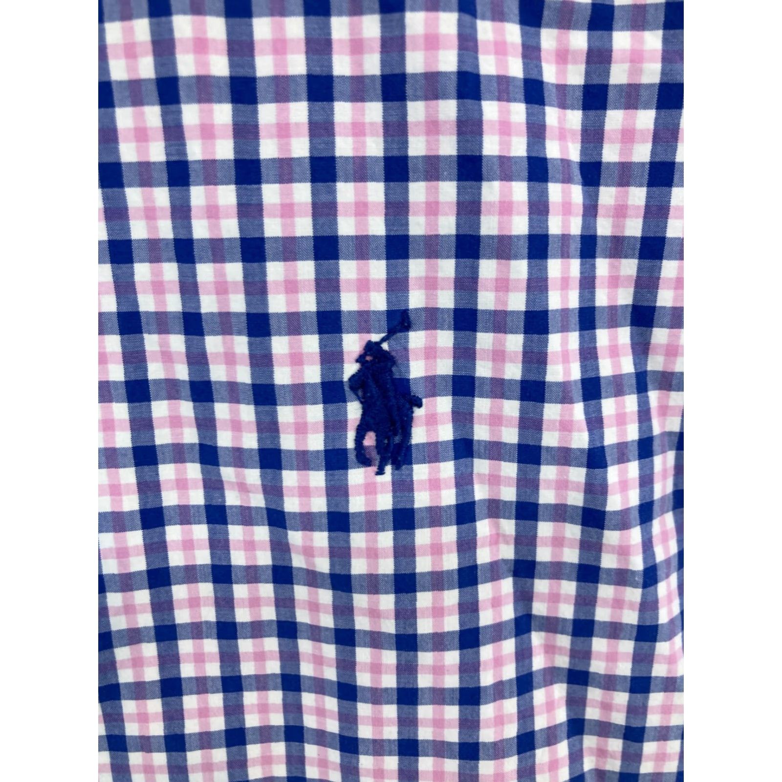 Ralph Lauren Lauren Ralph Lauren Men's Long Sleeve Button-Up Shirt, Medium, Blue Plaid, Casual, Preppy Size US M / EU 48-50 / 2 - 5 Thumbnail