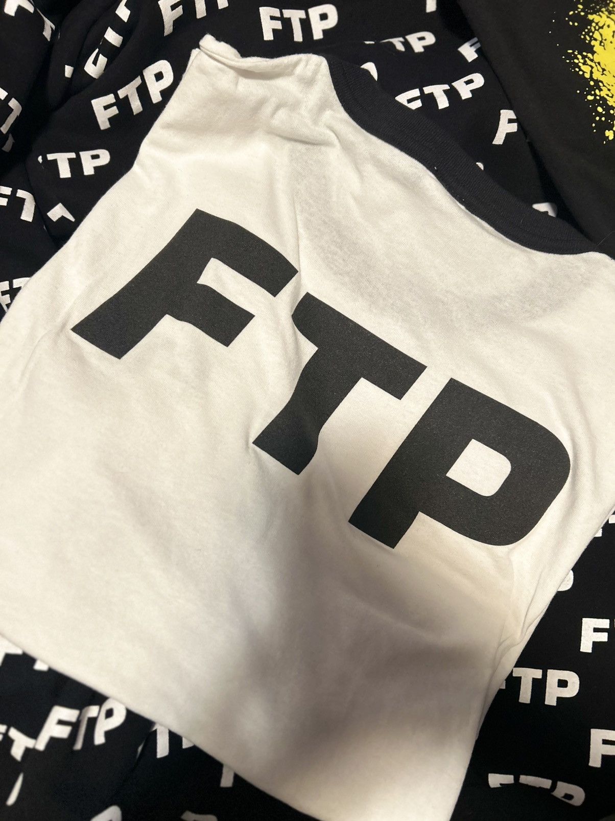 Fuck The Population FTP logo ringer tee Size US XXL / EU 58 / 5 - 3 Thumbnail