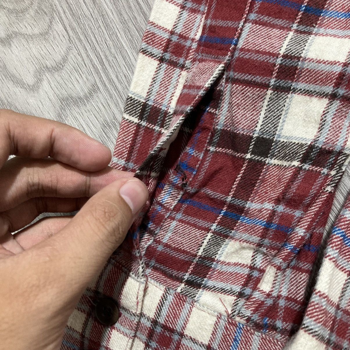 GOSTAR DE FUGA 🇯🇵 2000s Gostar De Fuga Flanel Plaid Shirt Button Up Lgb Size US S / EU 44-46 / 1 - 19 Thumbnail