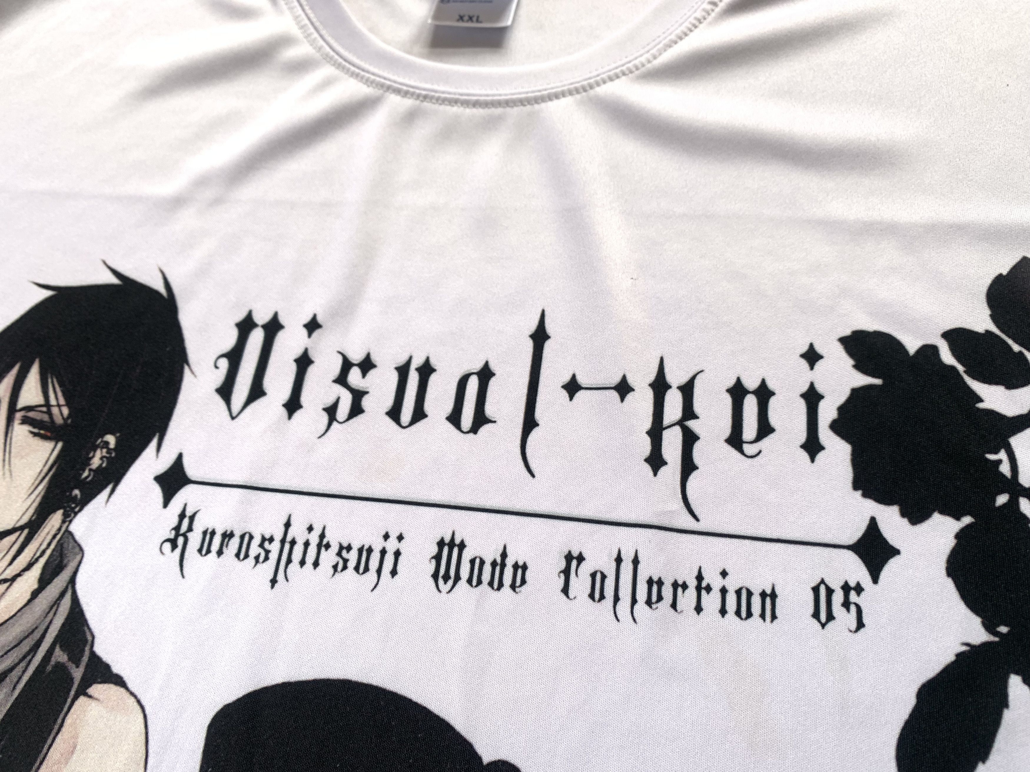 Anime Black Butler USA Printed Round Neck T Shirt Size US XXL / EU 58 / 5 - 6 Thumbnail