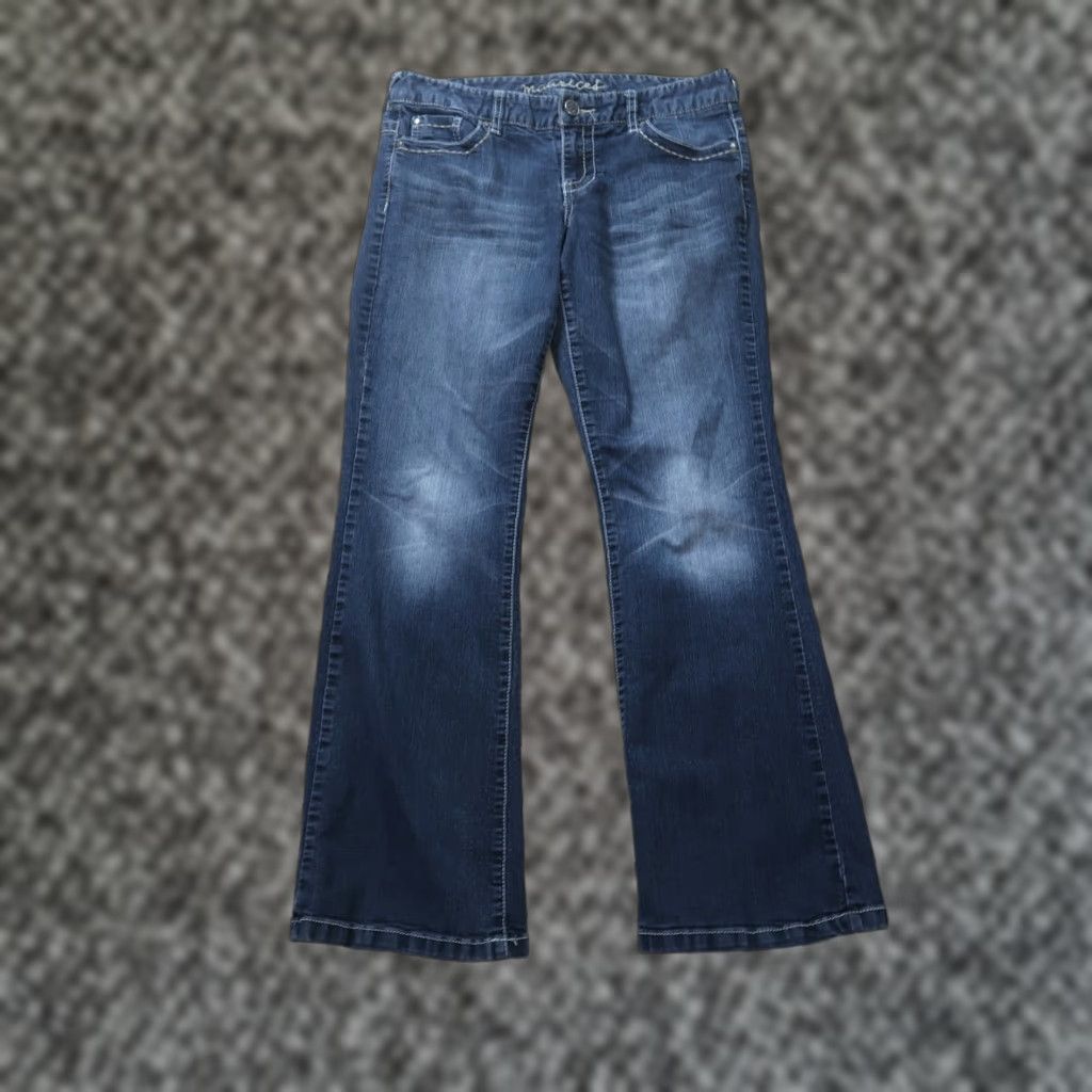 Vintage Maurices Women's Bootcut Jeans 9/10 Mid Rise Blue Denim Pants Size 32" / US 10 / IT 46 - 1 Thumbnail