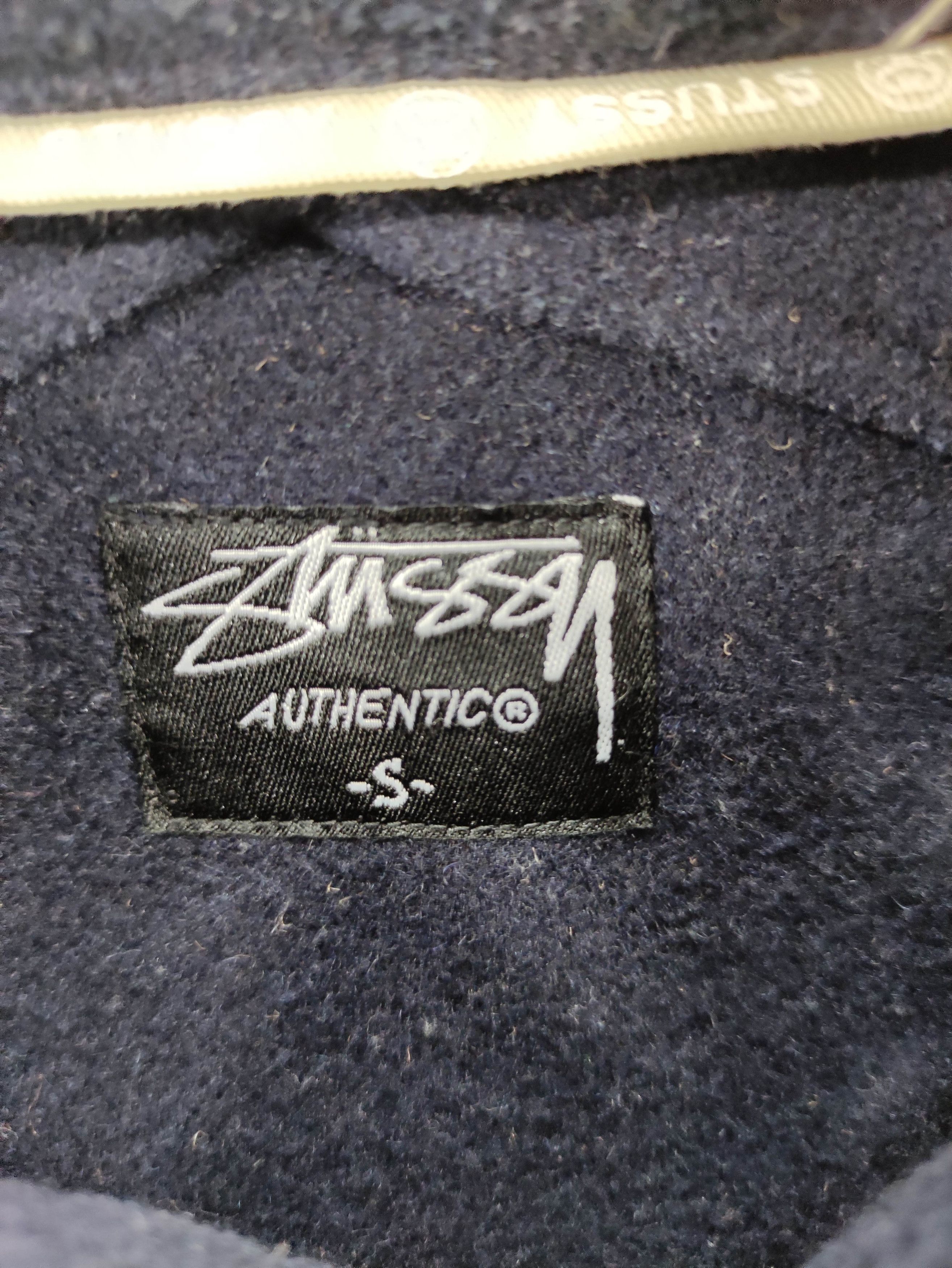 Stussy Vintage Stussy Flag On Sleeve Wool Shirt Jacket Button Up Size US M / EU 48-50 / 2 - 3 Thumbnail