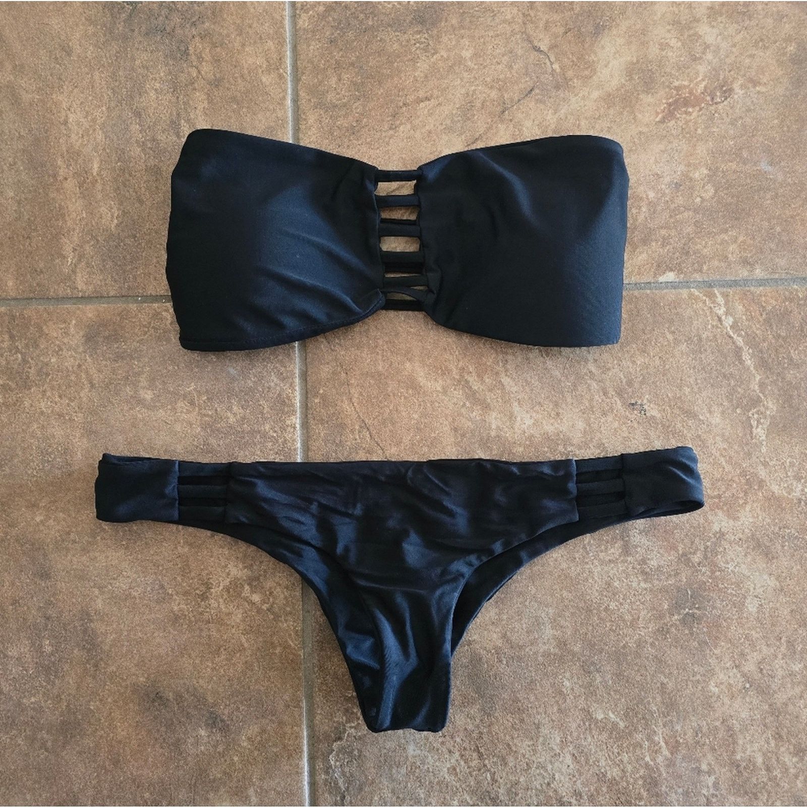 Other Black Storm | FYS | Lahaina Reversible Bikini Set Size ONE SIZE - 5 Thumbnail
