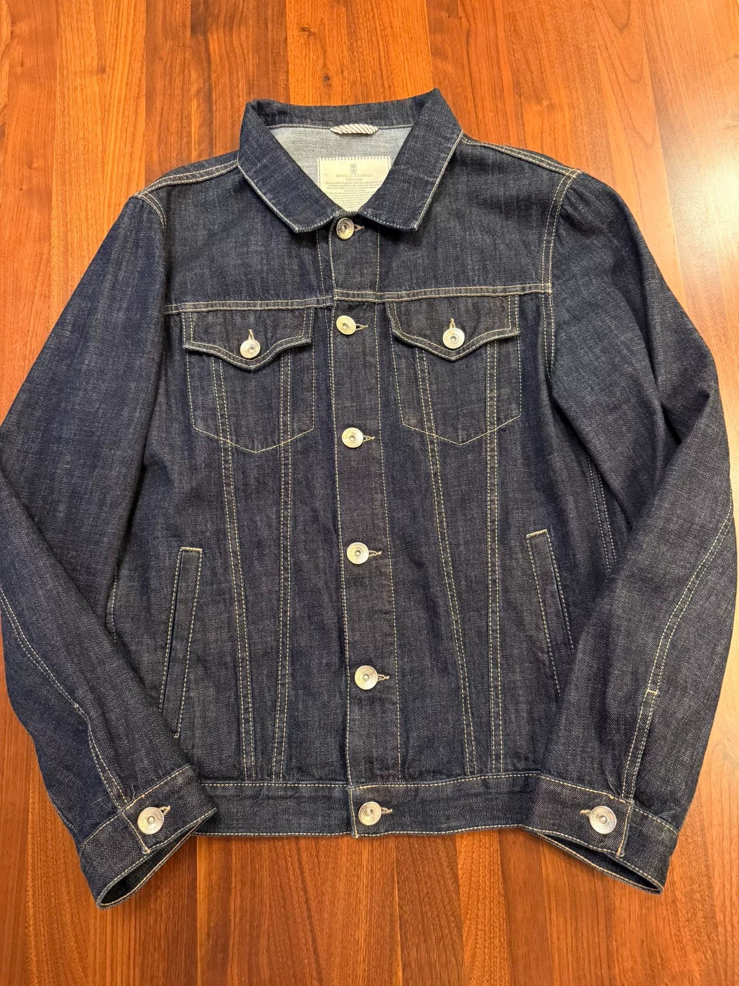 Brunello Cucinelli Brunello Cucinelli Denim Jacket Size US M / EU 48-50 / 2 - 1 Thumbnail