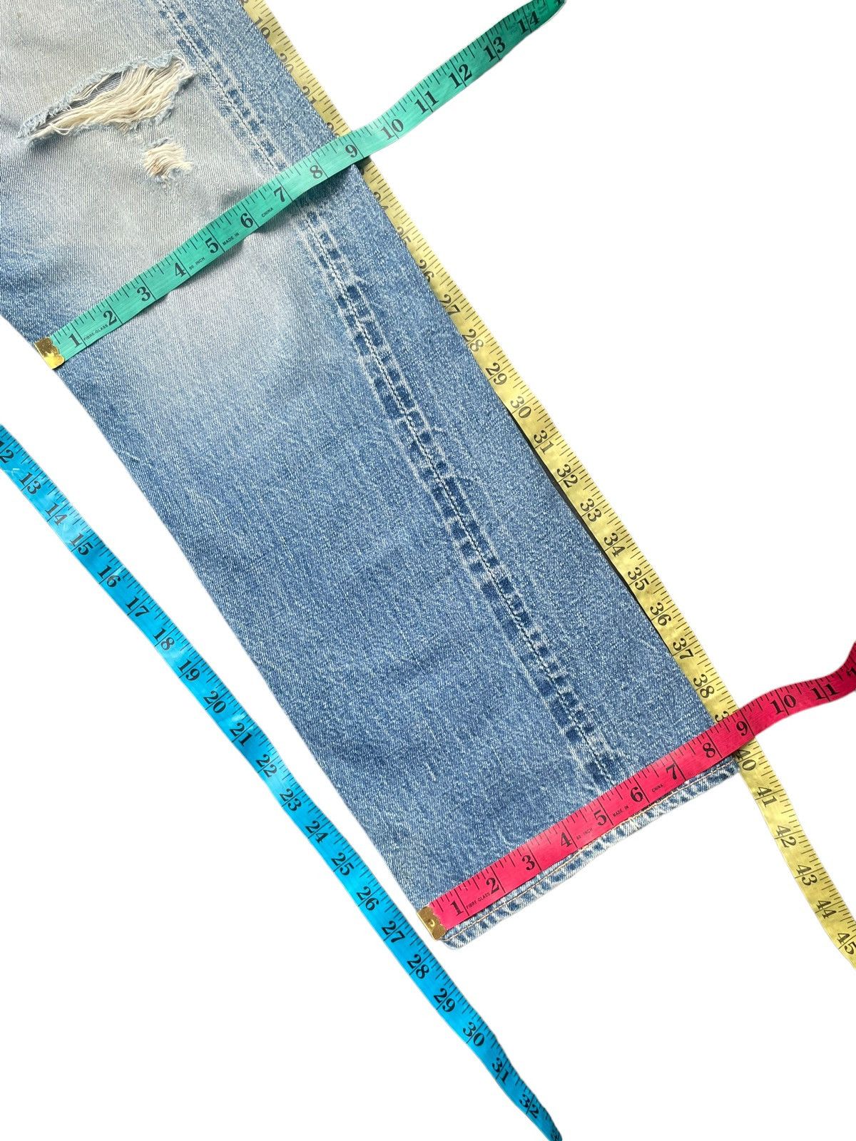 Vintage Vintage Warehouse Selvedge Faded Distresed Size US 30 / EU 46 - 13 Thumbnail