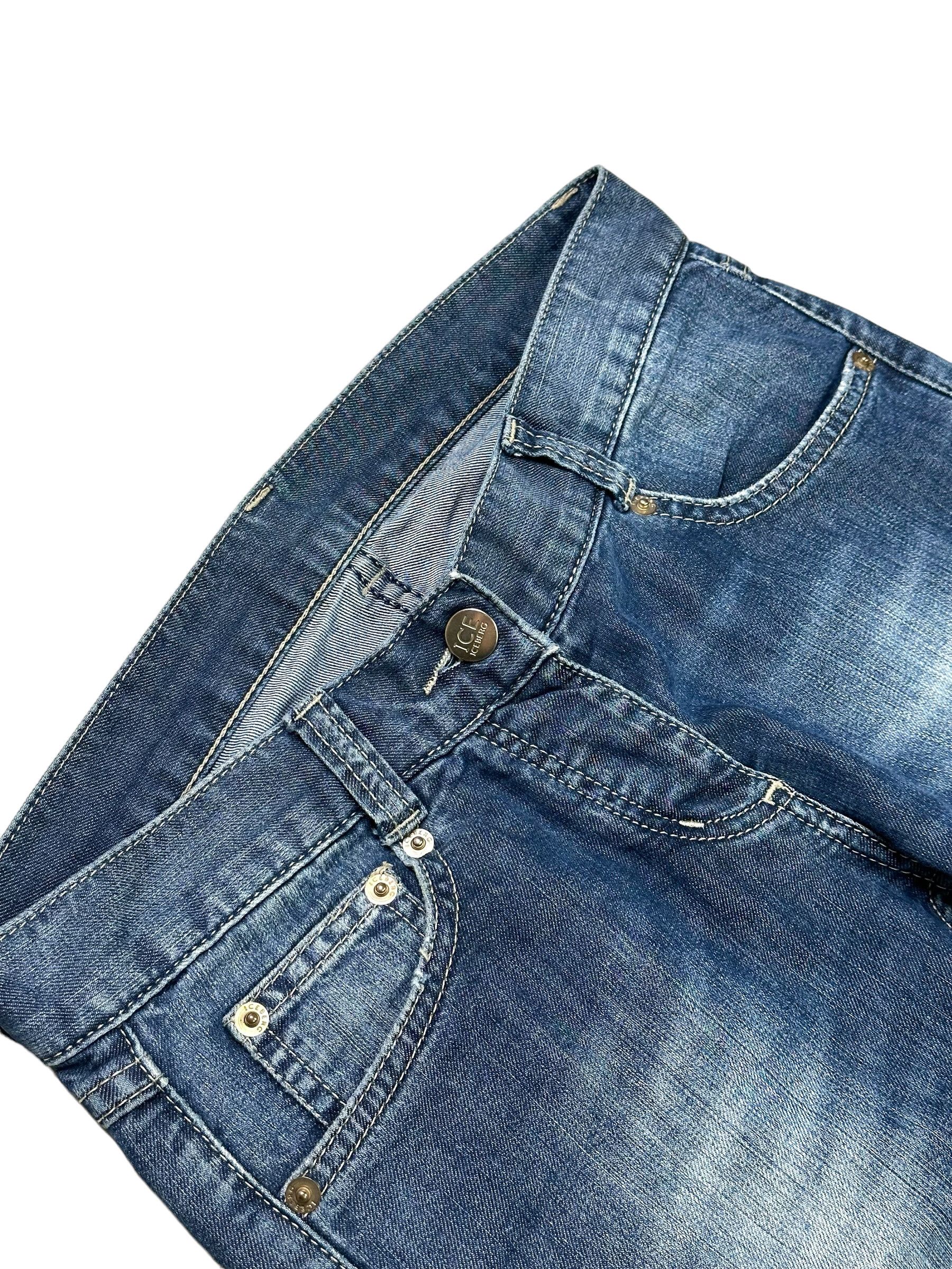 Iceberg Iceberg history comics faded jeans Size 28" / US 6 / IT 42 - 6 Thumbnail