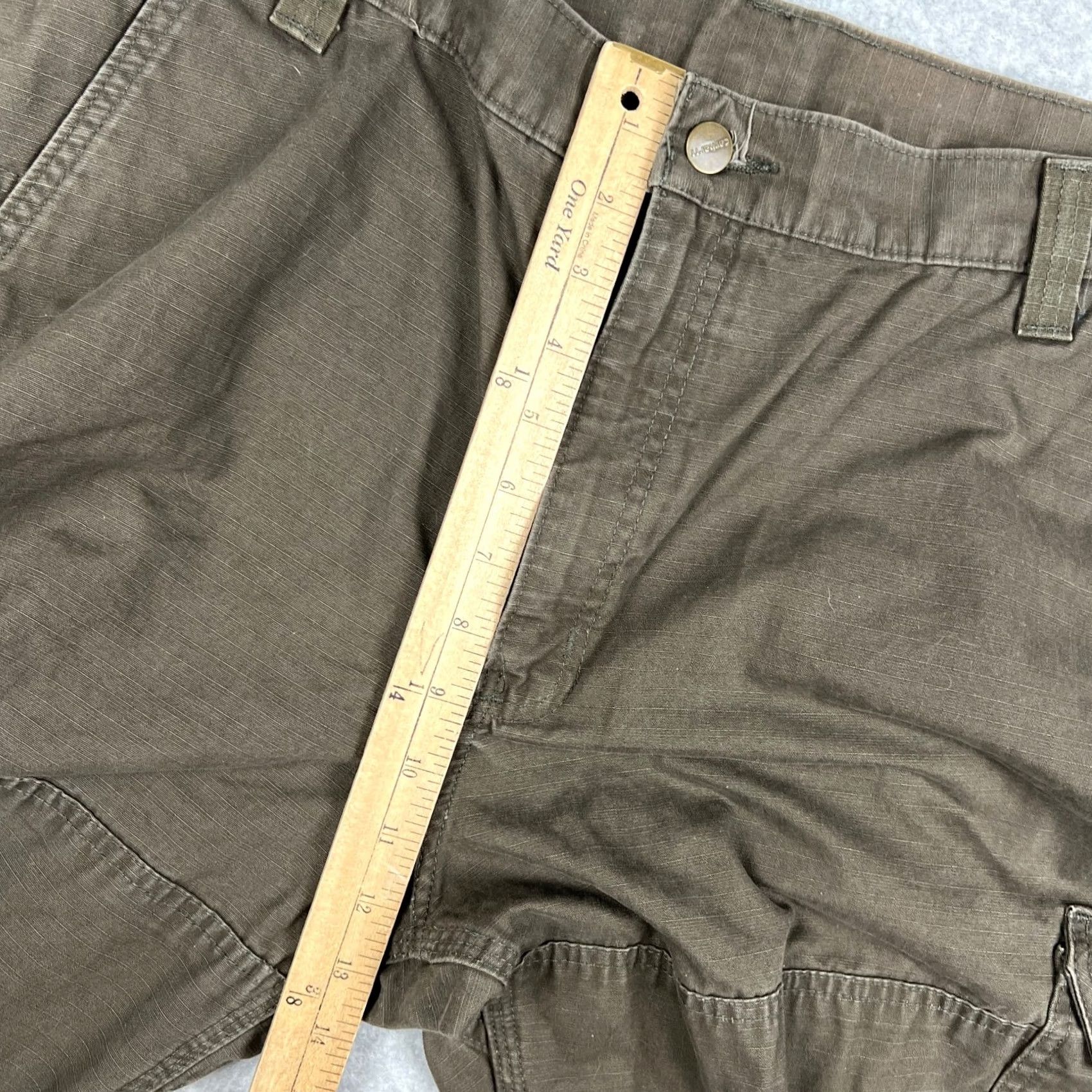 Carhartt Carhartt Ripstop Double Front Knee Cargo Pants 42x30 Relaxed Mens Brown B342 DFE - Excellent Condition Size US 42 / EU 58 - 7 Thumbnail