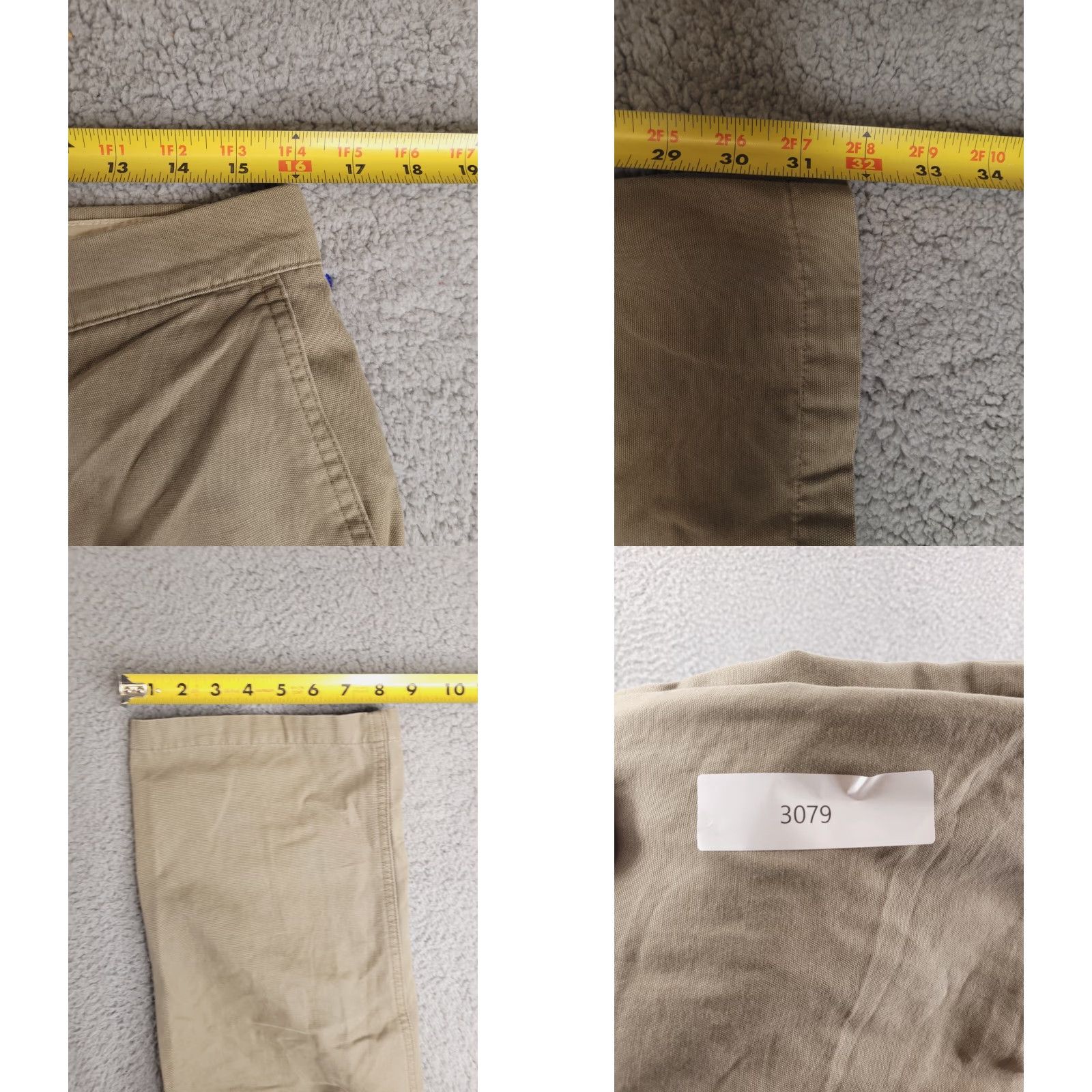 Vintage Columbia Walk Pants 32x30 Mens Canvas Cotton Beige Hiking Outdoor Size US 32 / EU 48 - 8 Thumbnail