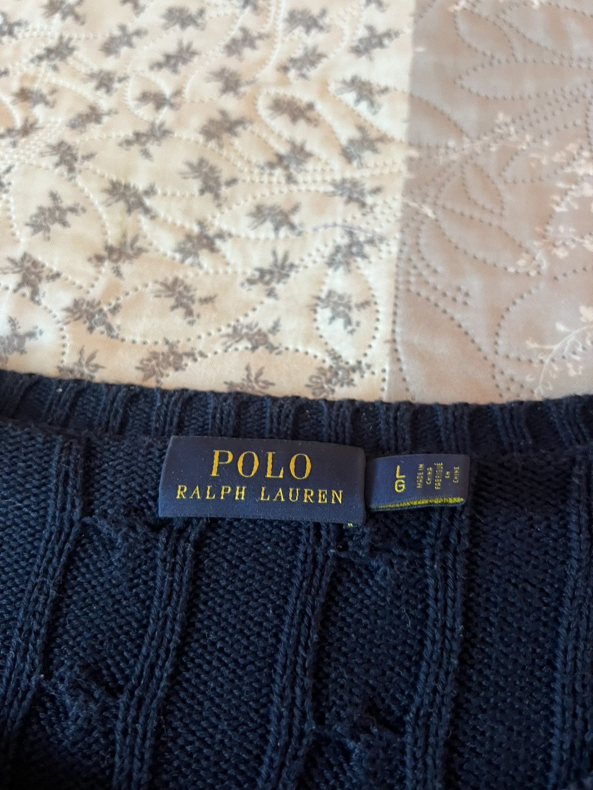 Polo Ralph Lauren Polo Ralph Lauren Women’s sweater L Size Navy Blue Color Size US L / EU 52-54 / 3 - 5 Thumbnail