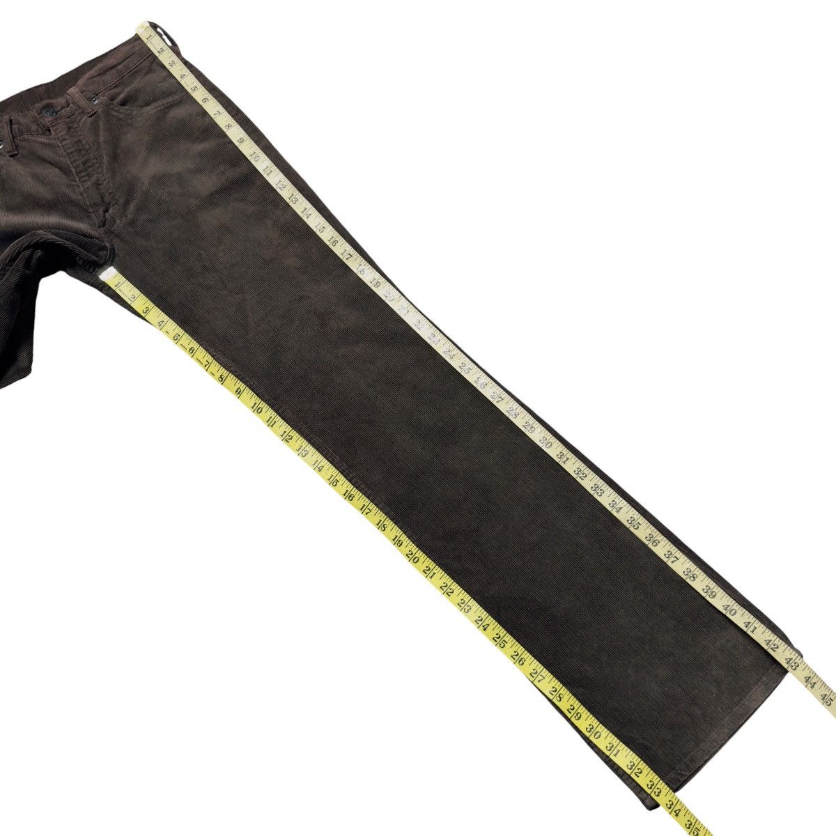 Levi's Vintage Levis 517 Brown Corduroy Flare Jeans Hedi Slimane Size US 28 / EU 44 - 17 Thumbnail