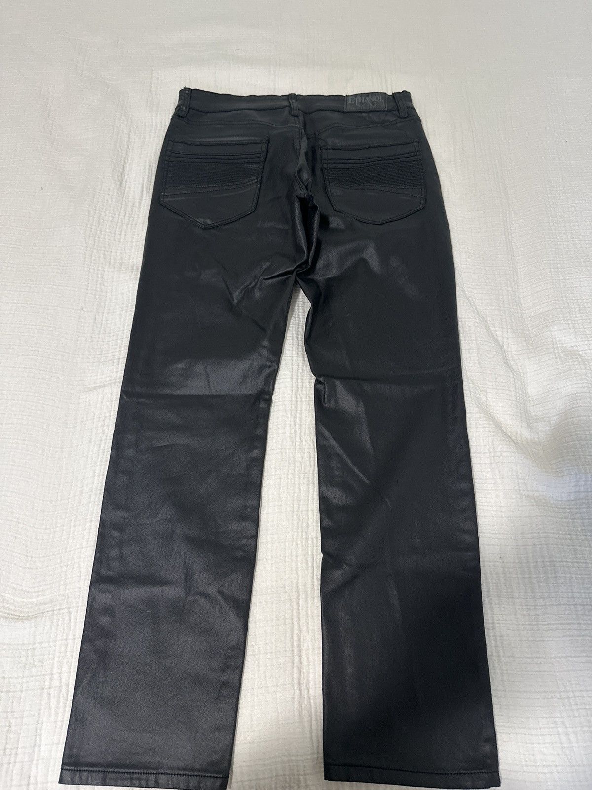 Other Black waxed Ethanol pants Size US 32 / EU 48 - 1 Thumbnail