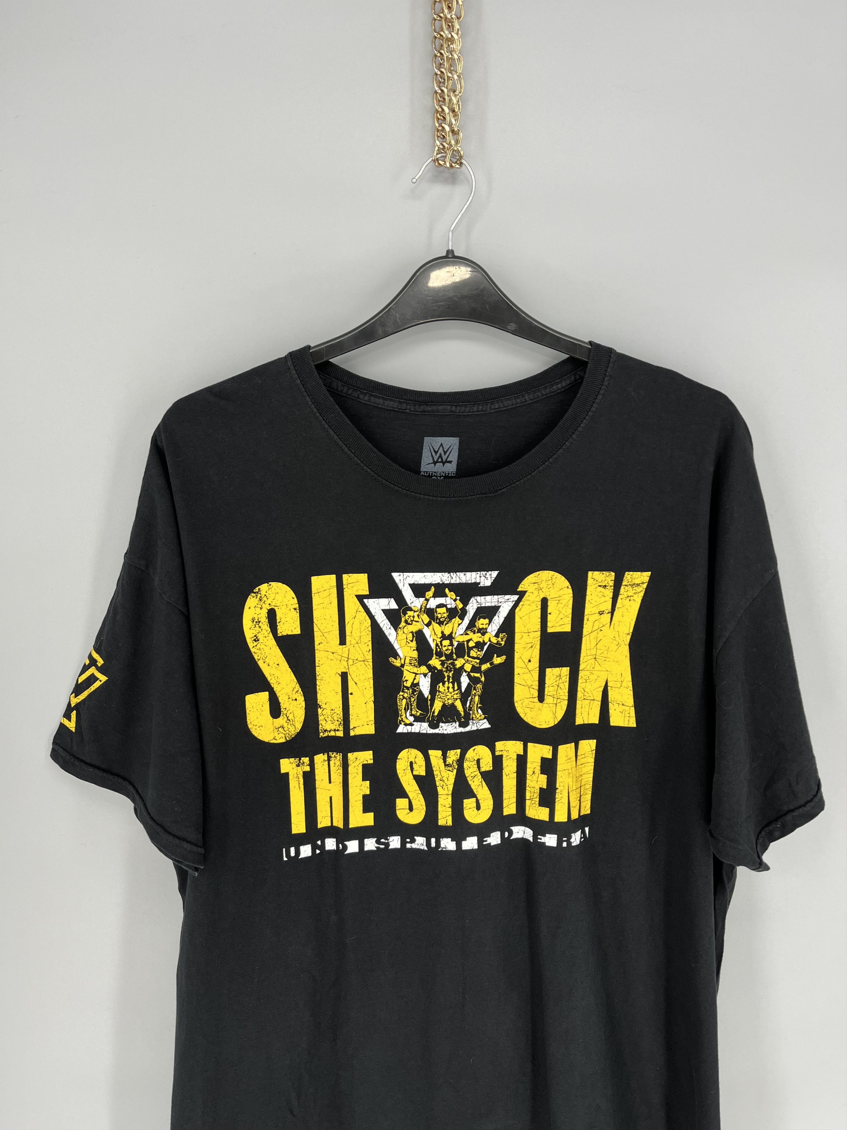 Vintage WWE NXT Undisputed Era Shock the System Wrestling T-Shirt Size US XXL / EU 58 / 5 - 4 Thumbnail