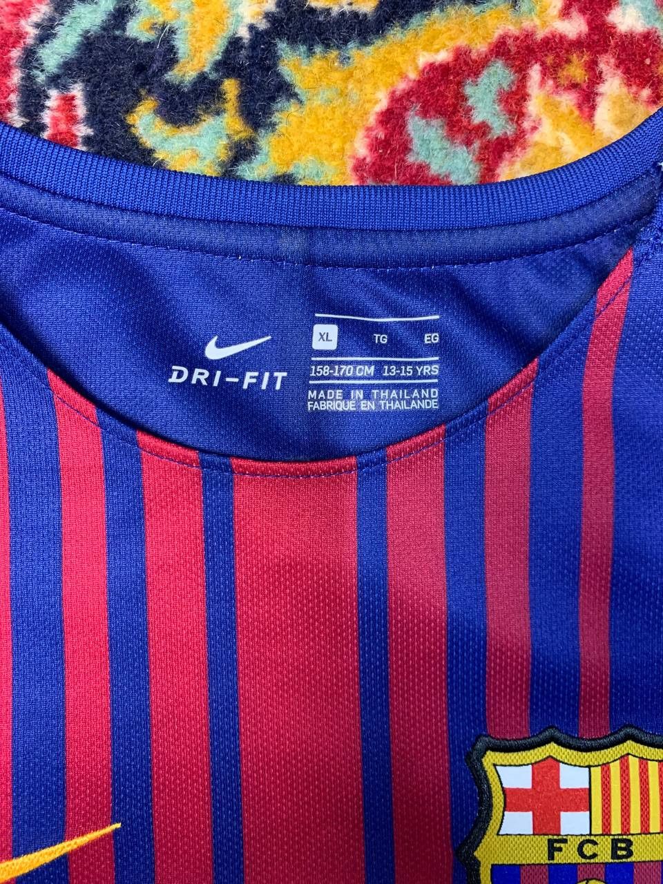 Nike Barcelona Jersey Home football shirt 2017 - 2018 Nike Size US S / EU 44-46 / 1 - 3 Thumbnail