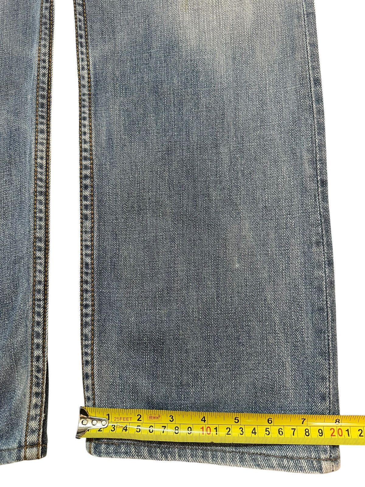 Acne Studios Vintage Japanese Brand Blue Faded Wash Distress Loose Jeans Size US 32 / EU 48 - 16 Thumbnail