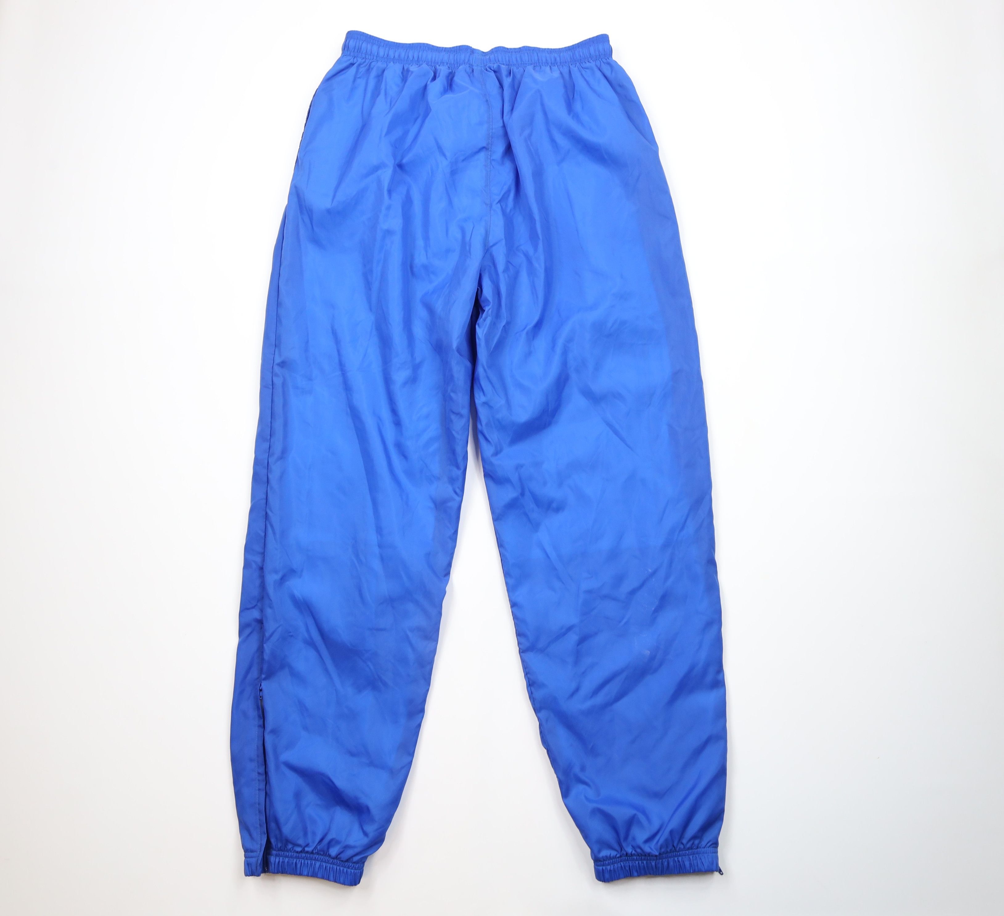 Reebok × Vintage Vintage 90s Reebok Lined Cuffed Nylon Joggers Pants Blue Size US 38 / EU 54 - 11 Thumbnail