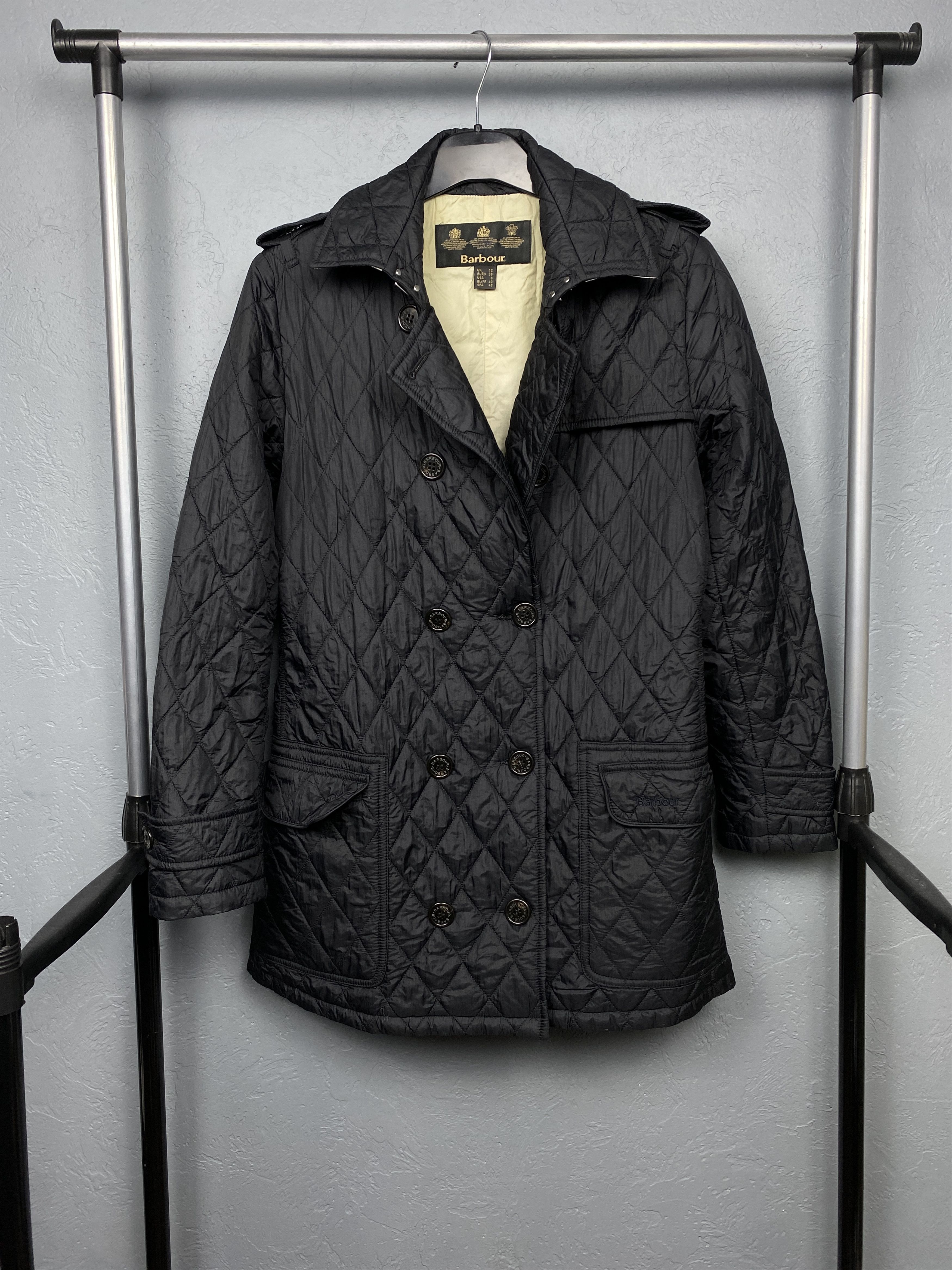 Barbour Barbour Womens Flyweight Valerie Short Quilted Jacket Size M / US 6-8 / IT 42-44 - 1 Thumbnail