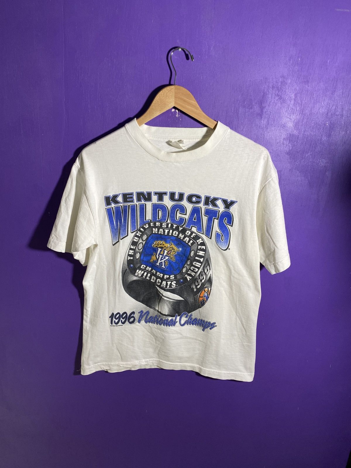 Vintage 1996 Kentucky Wildcats national champs t-shirt