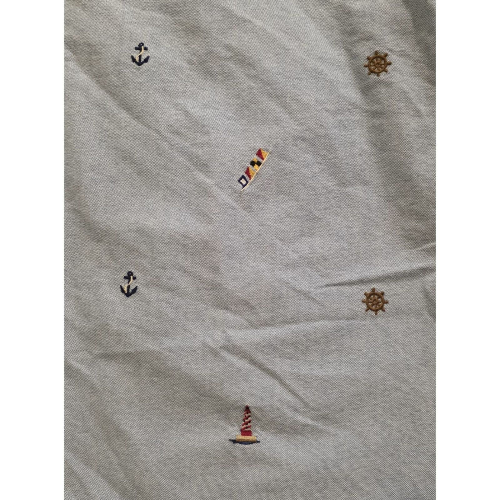 Ralph Lauren Ralph Lauren Oxford Button-Down Shirt All Over Nautical Embroidered Blue Mens XL Size US XL / EU 56 / 4 - 4 Thumbnail